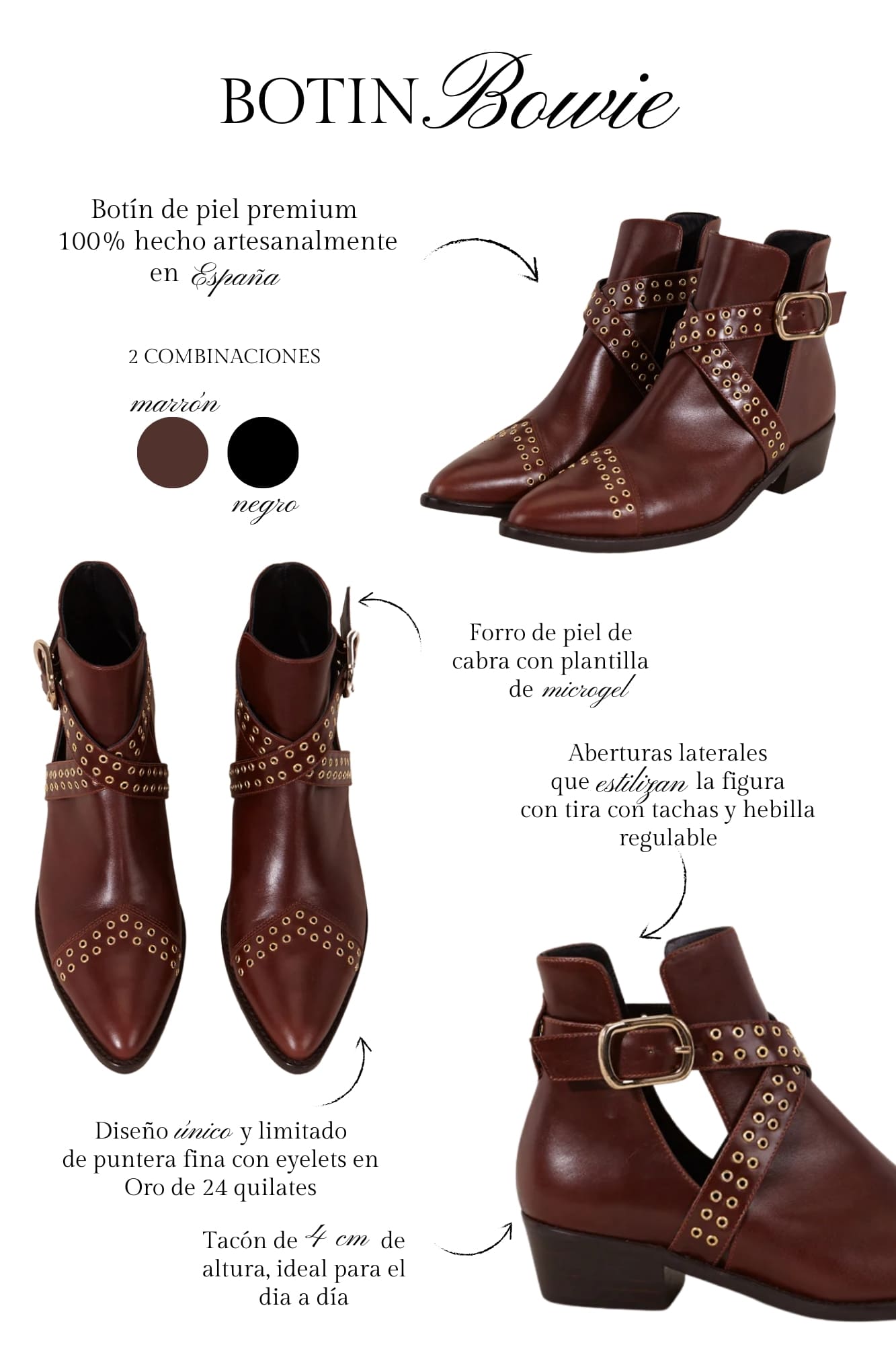 BOWIE BROWN 4CM
