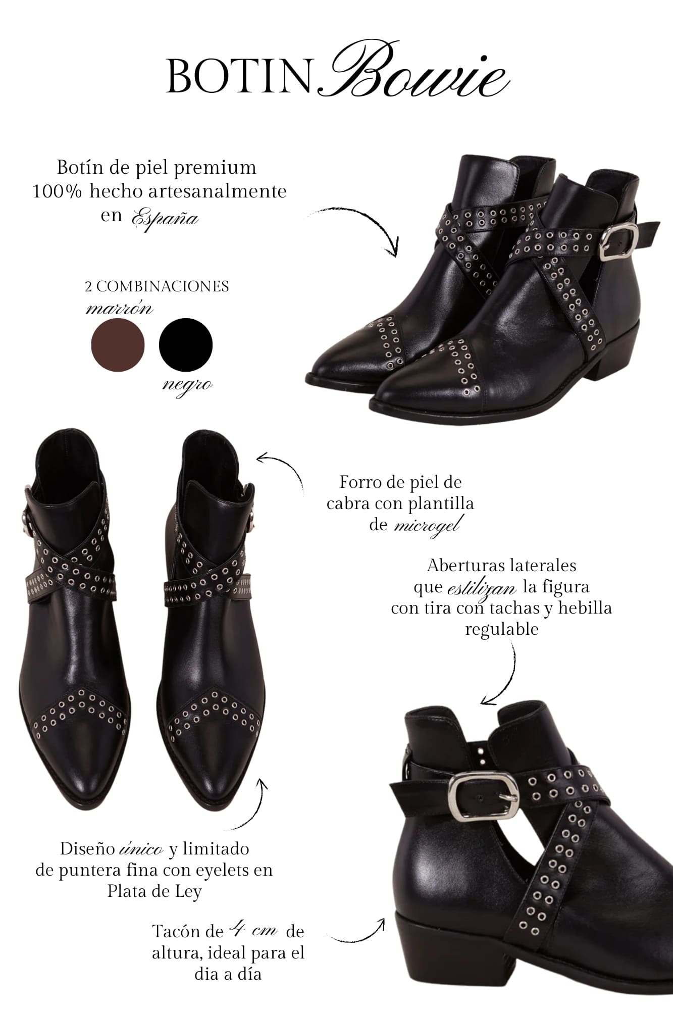 BOWIE BLACK 4CM