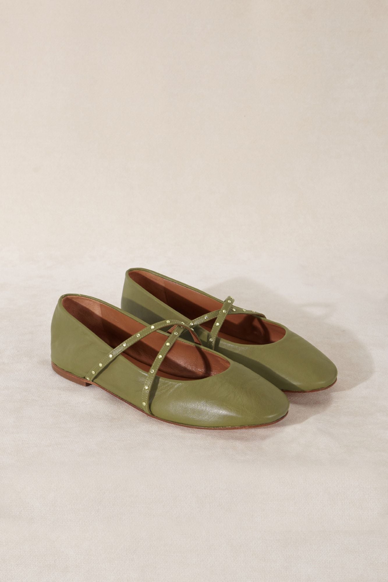 Zapatos color matcha 