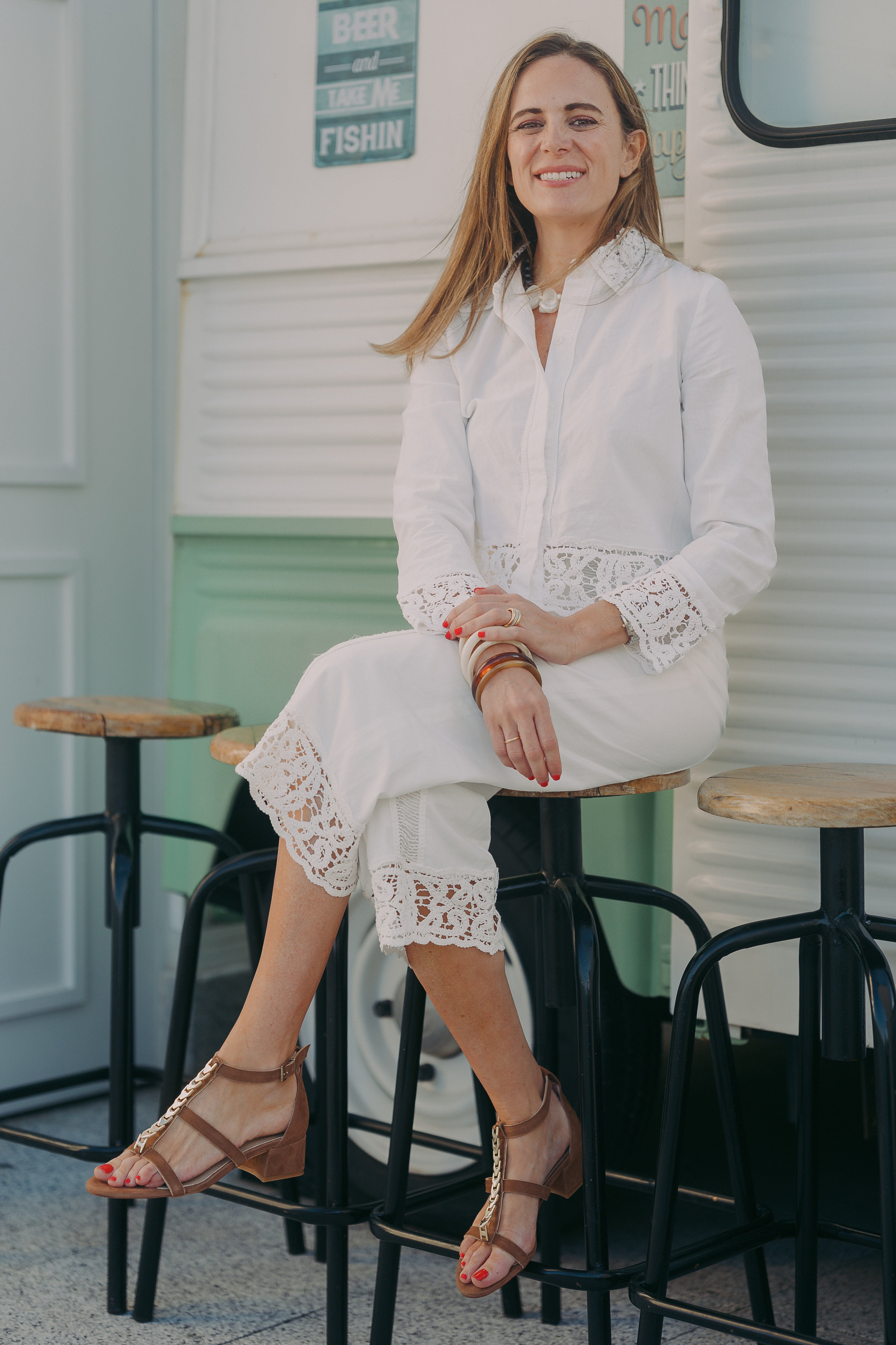 SANDALIA ST TROPEZ CUERO 5CM