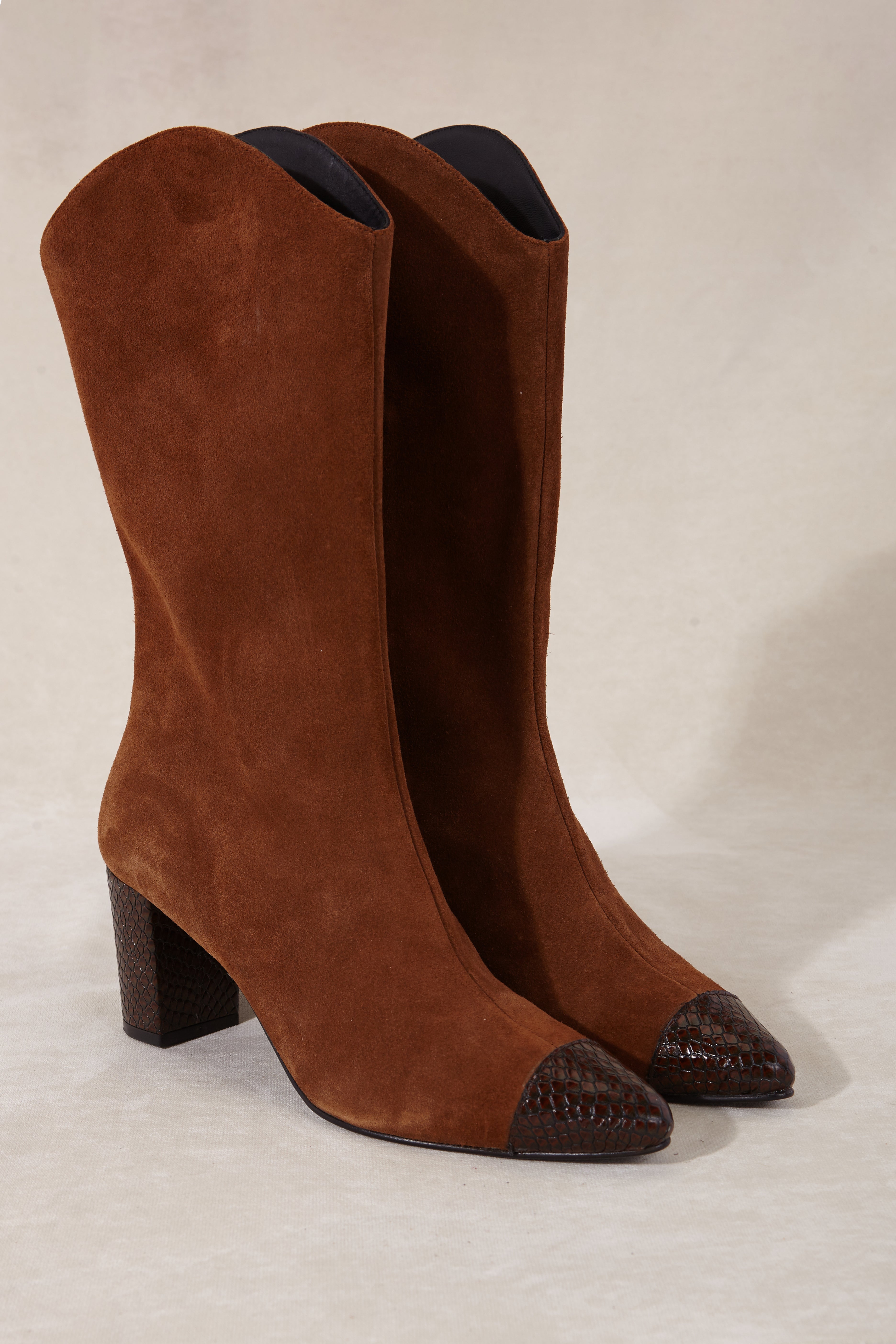 GIGI BOOTS CARAMEL 6,5CM