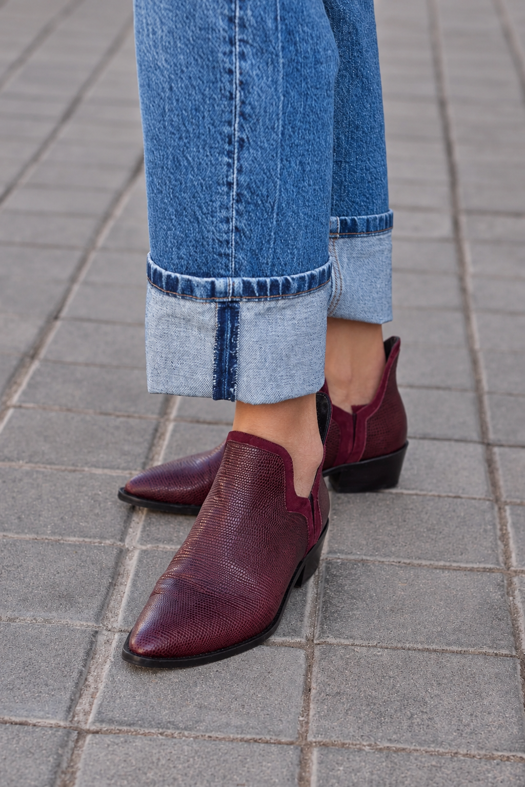 FRIDA TEJUS BORDEAUX 4CM