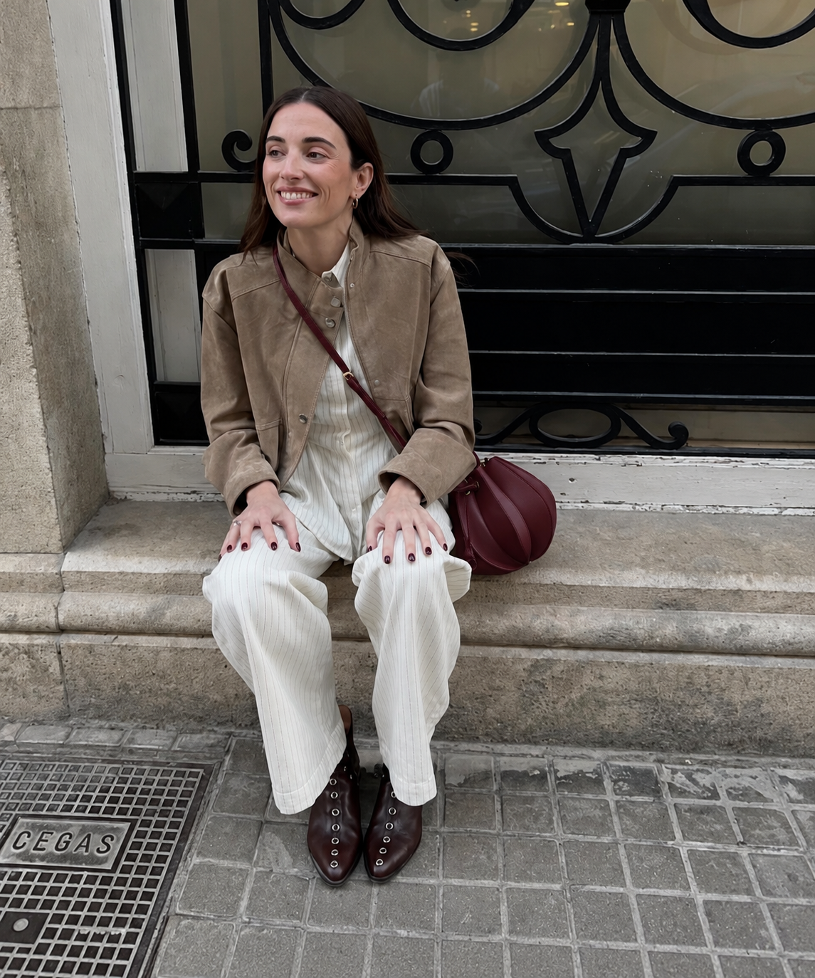 DINSUM BURGUNDY BAG