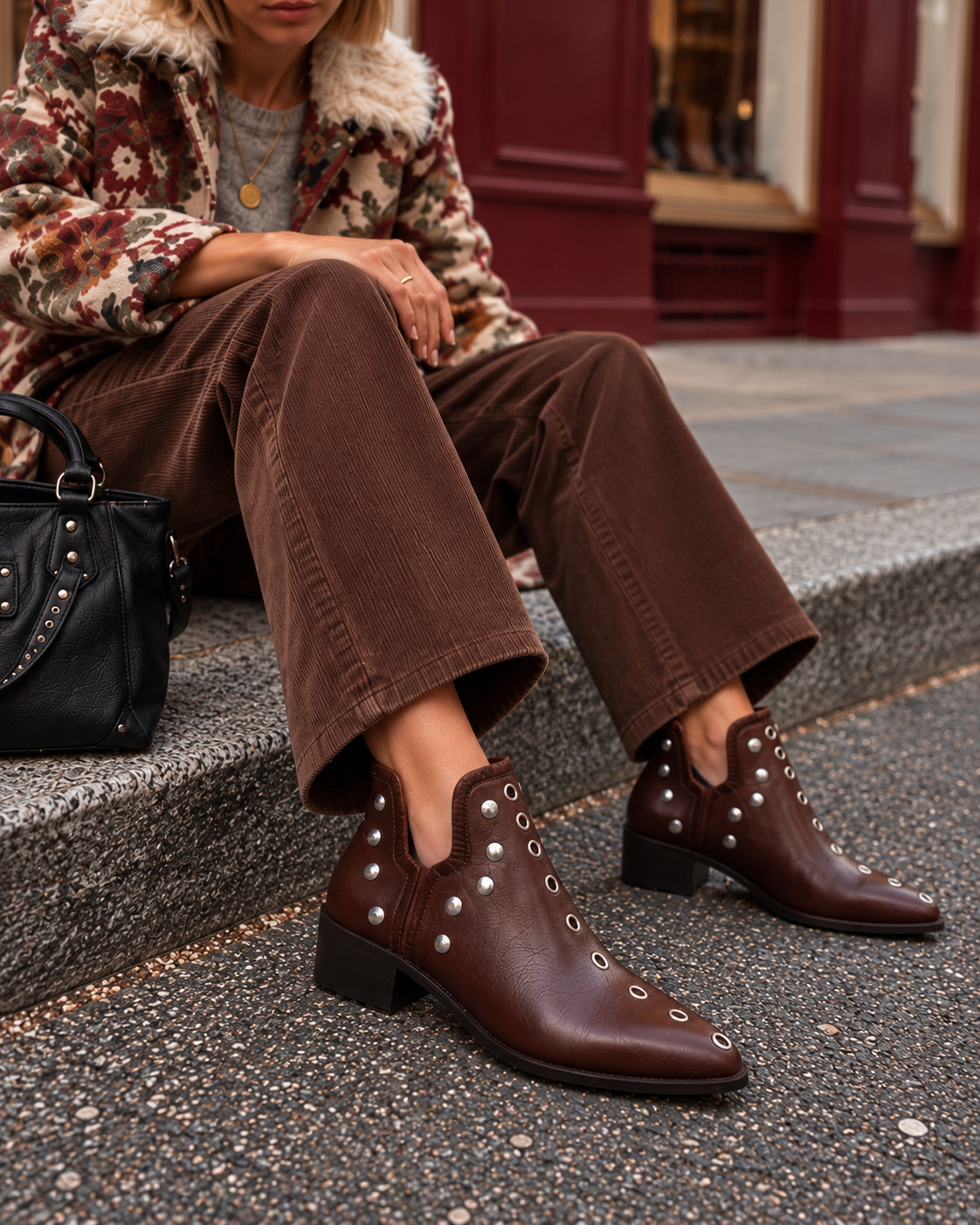 PUNKY BOOTS CHOCOLATE 4CM 
