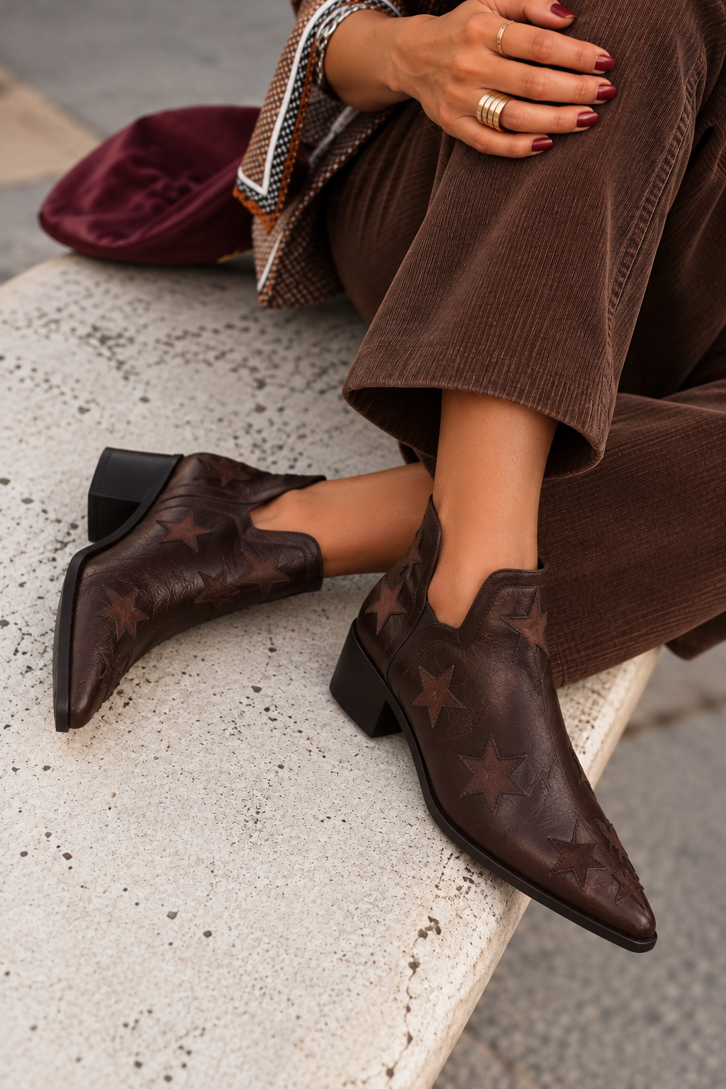 STAR BOOTS CHOCOLATE 4CM
