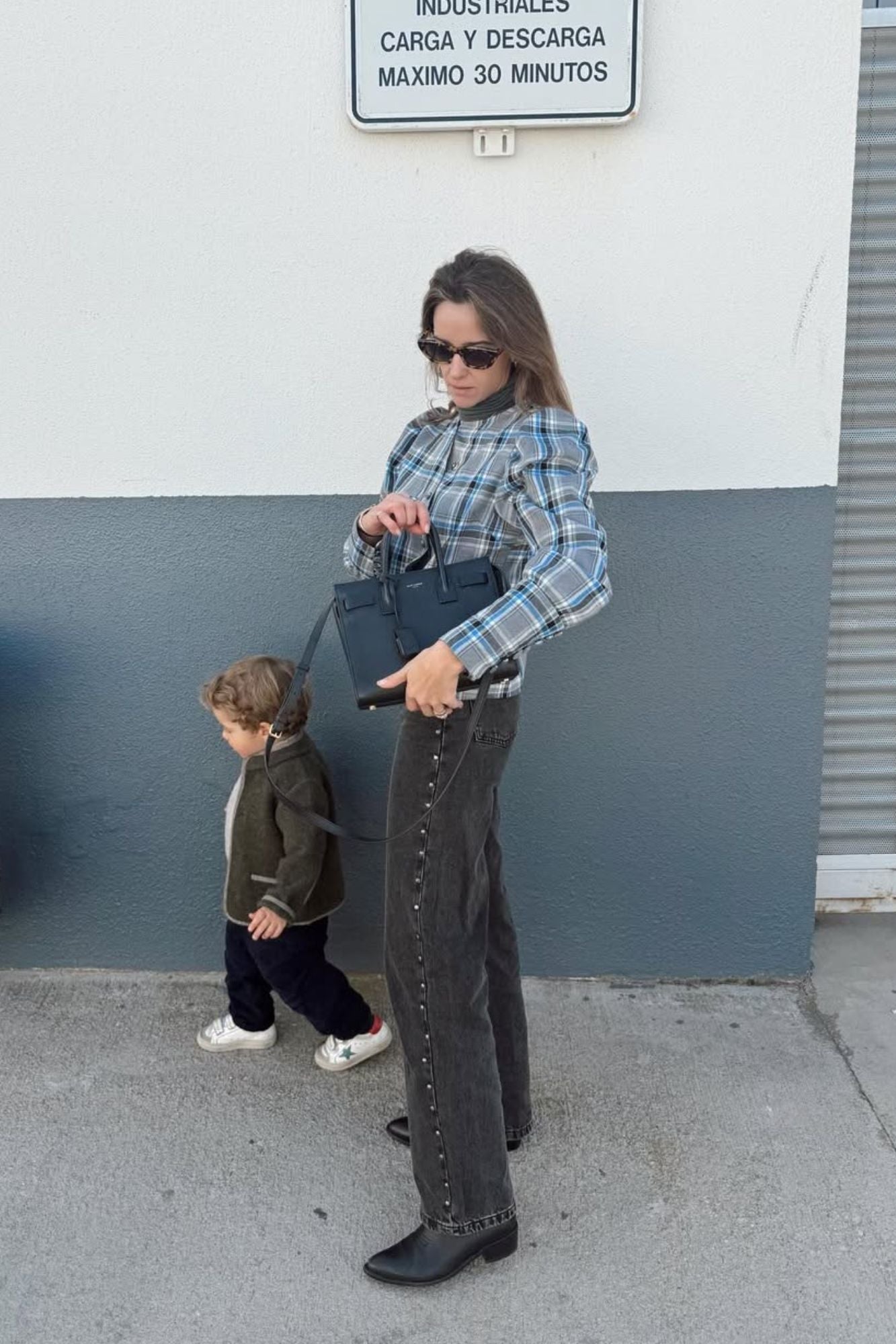 MESTIZO BOOTS NEGRAS HILO NEGRO 3.5CM