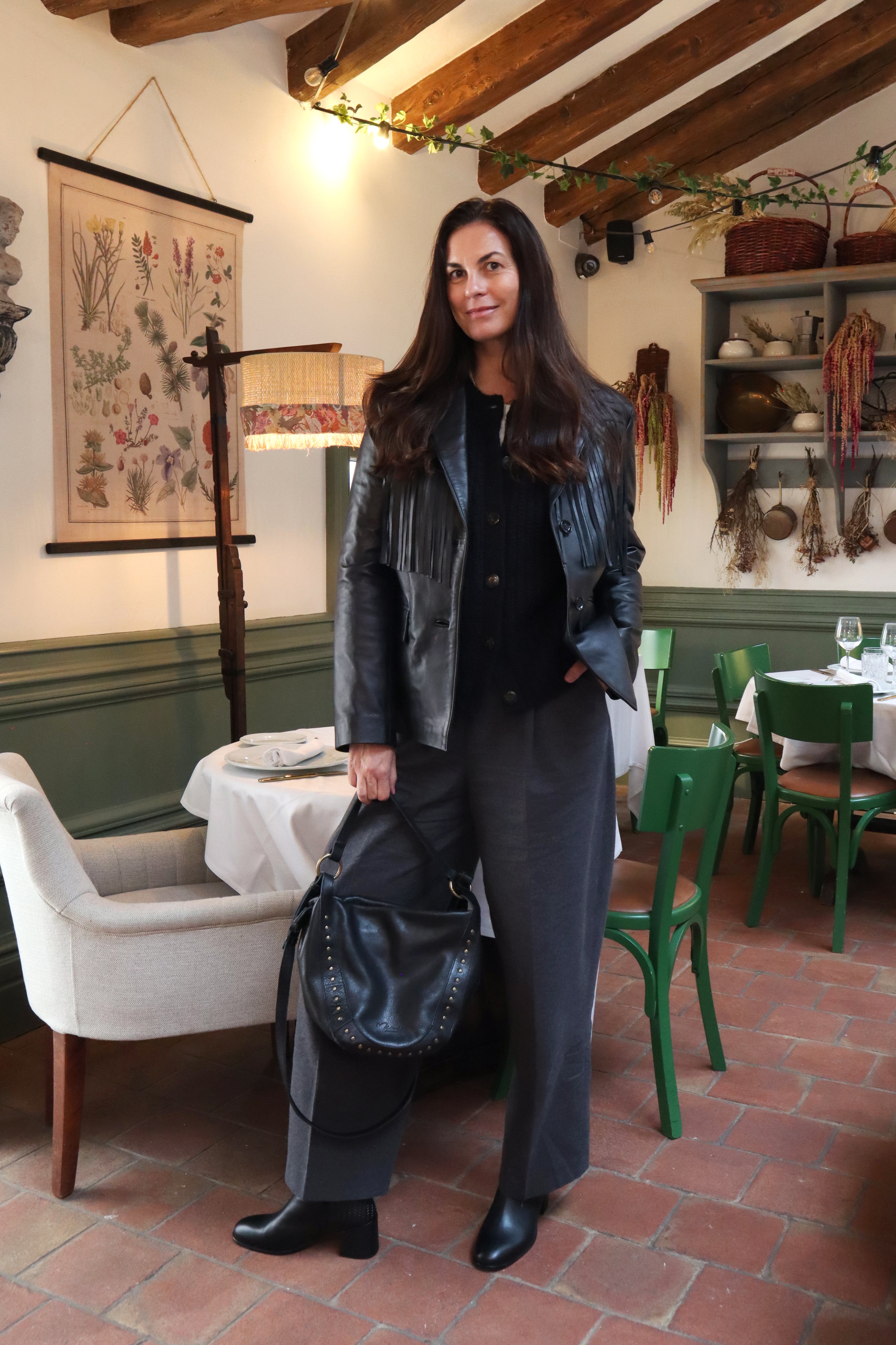 BLACK HOBO BAG