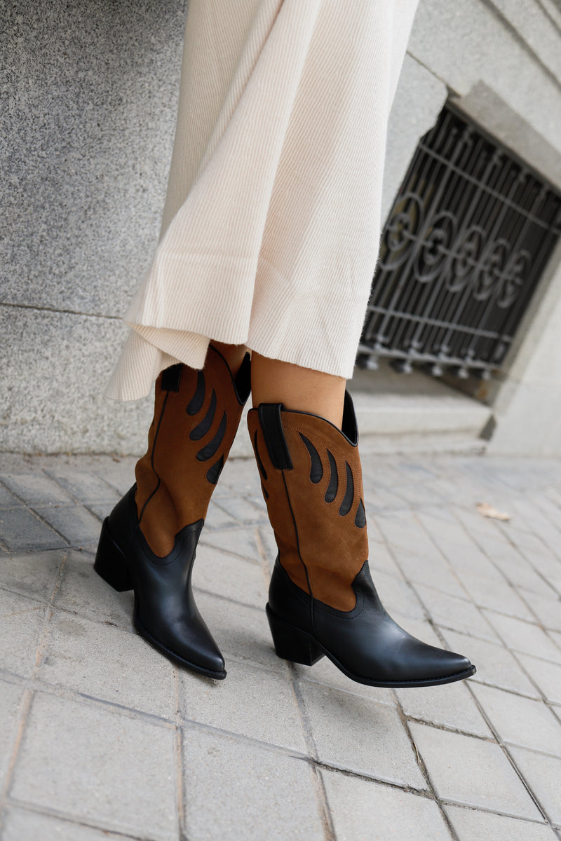 MESTIZO BOOTS TACON COMBINADA 7CM