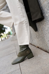 DUOMO BOOTS KAKI 6CM