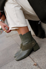 DUOMO BOOTS KAKI 6CM