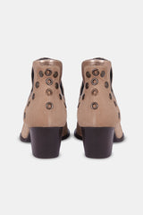 PUNKY BOOTS SPECIAL EDITION ANTE TAUPE TACHAS ORO VIEJO 6CM