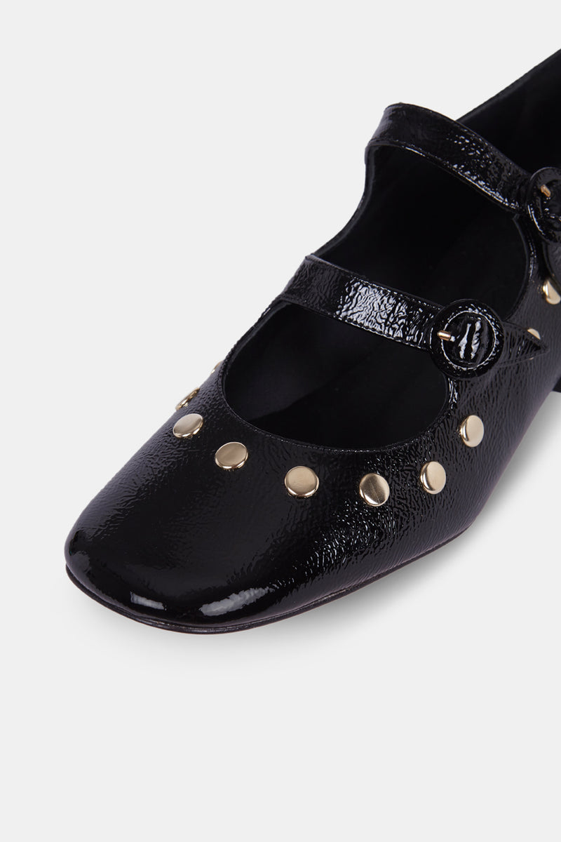 SPIGA CHAROL NEGRO TACHAS 4CM