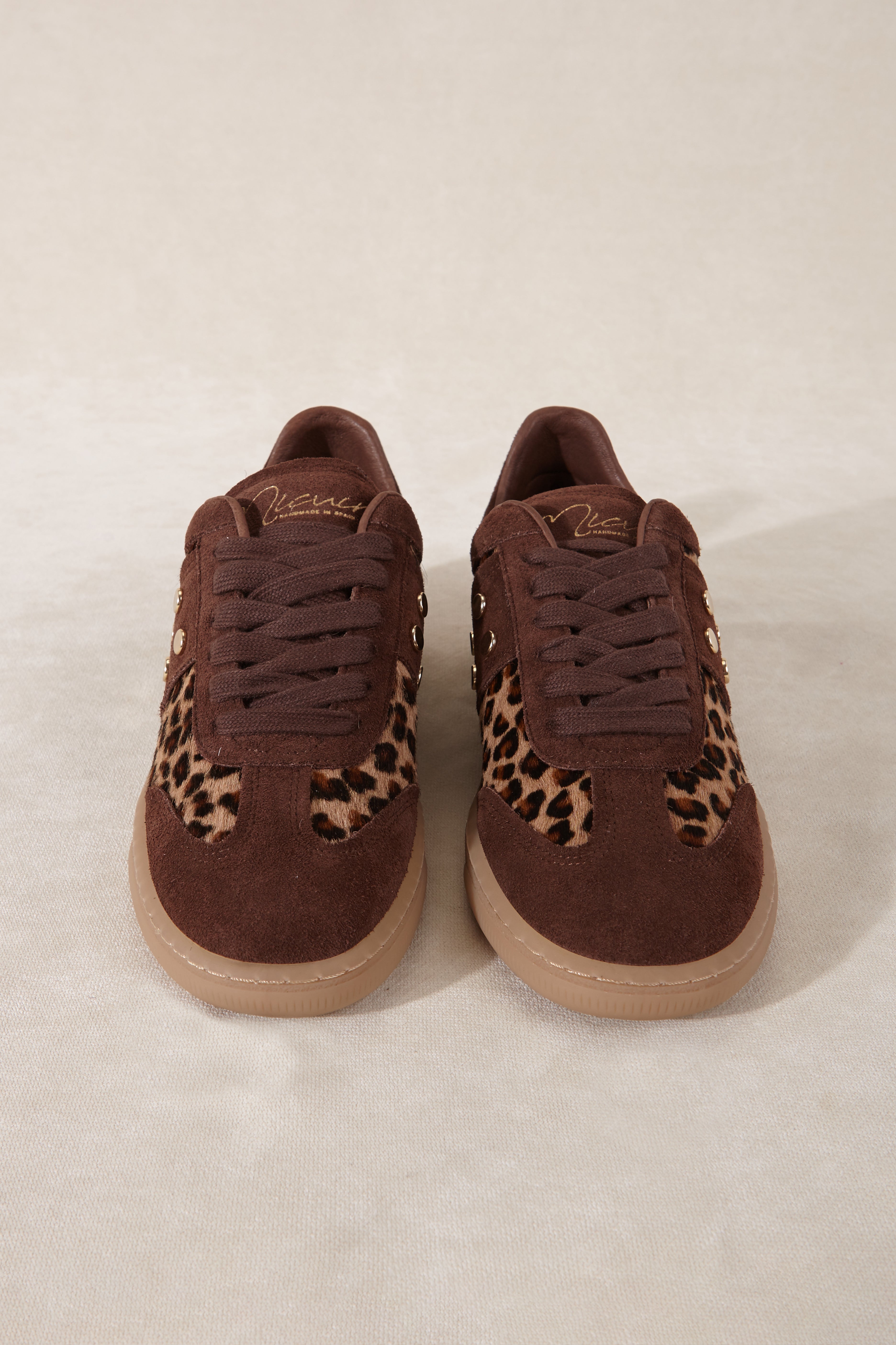 SNEAKER CHOCOLATE LEOPARDO