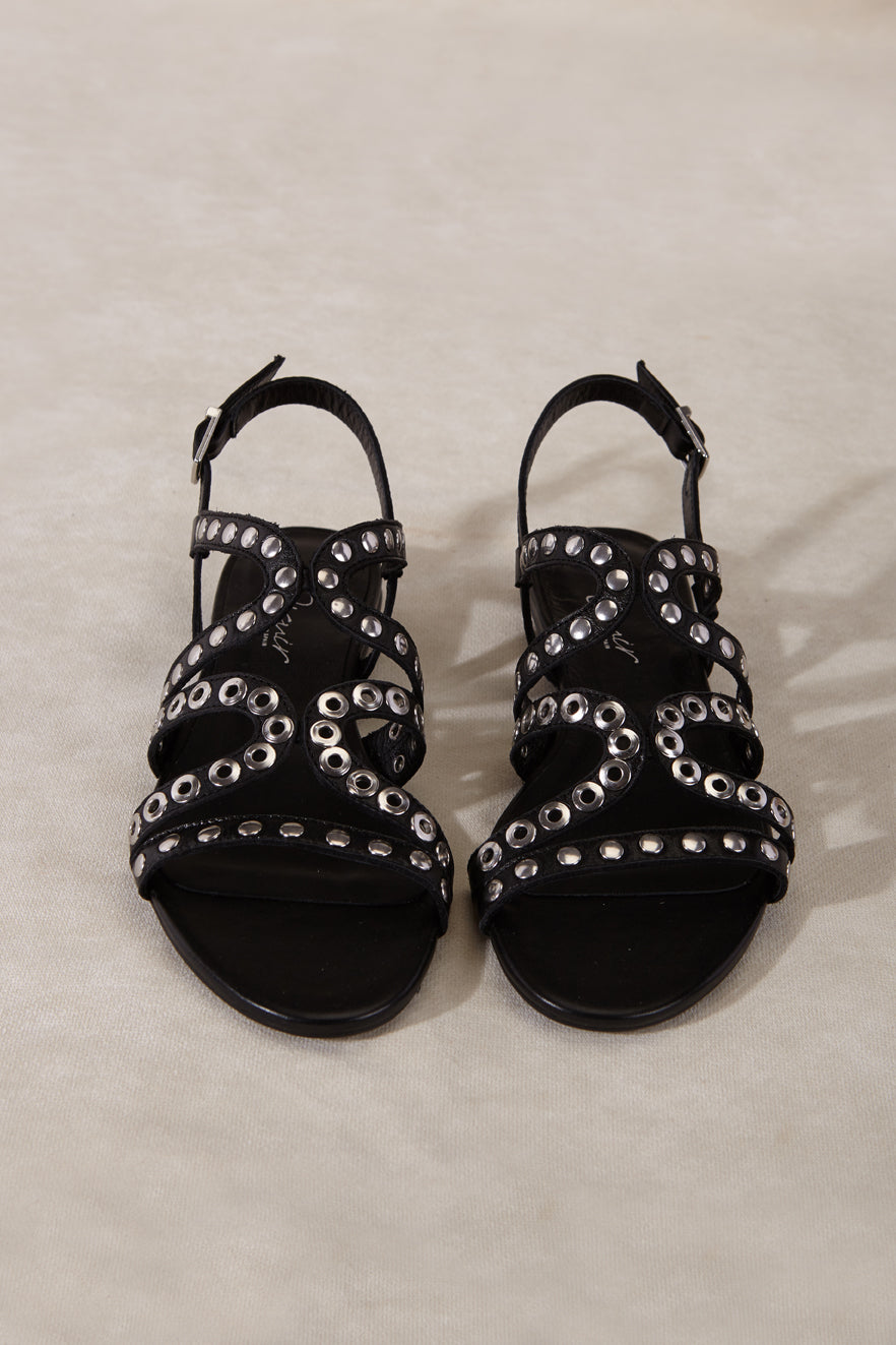 PUNKY SANDALS NEGRO