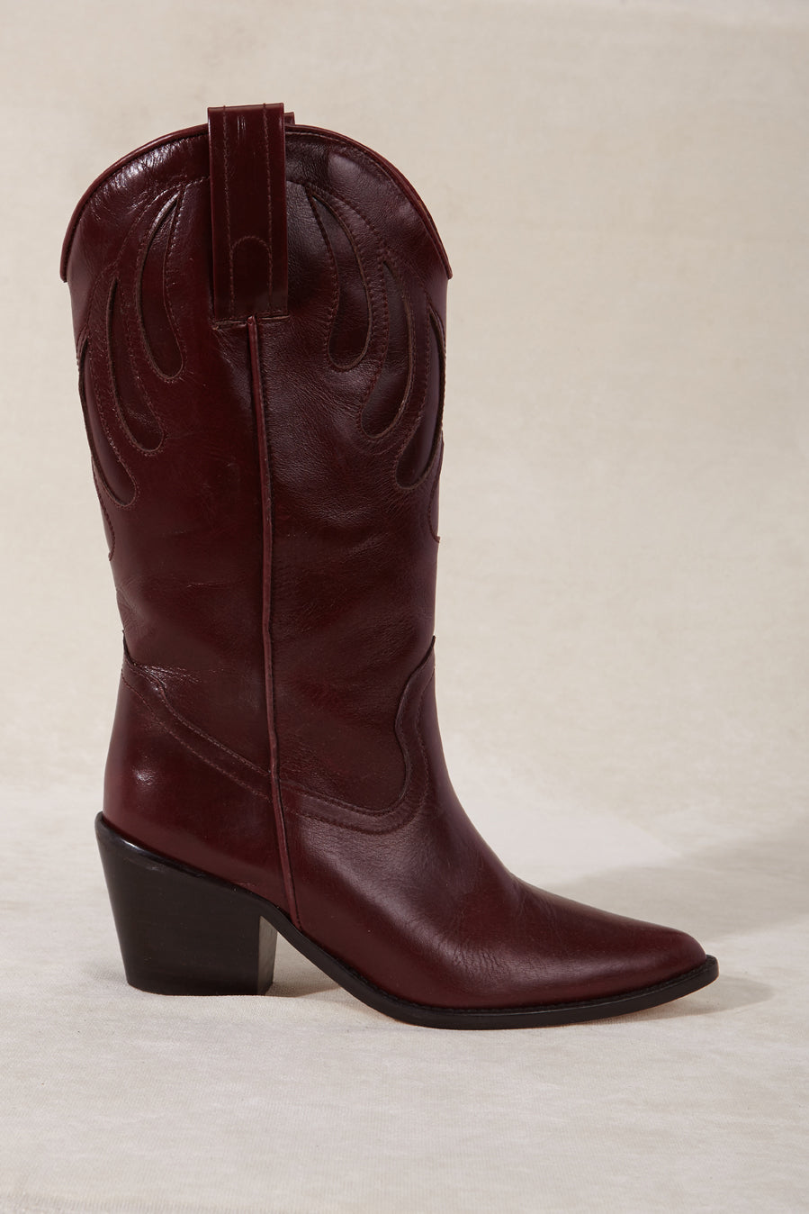 MESTIZO BOOTS BURGUNDY 7CM