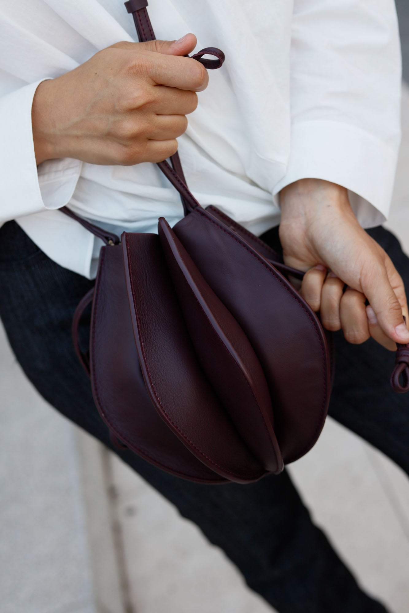 DINSUM BURGUNDY BAG