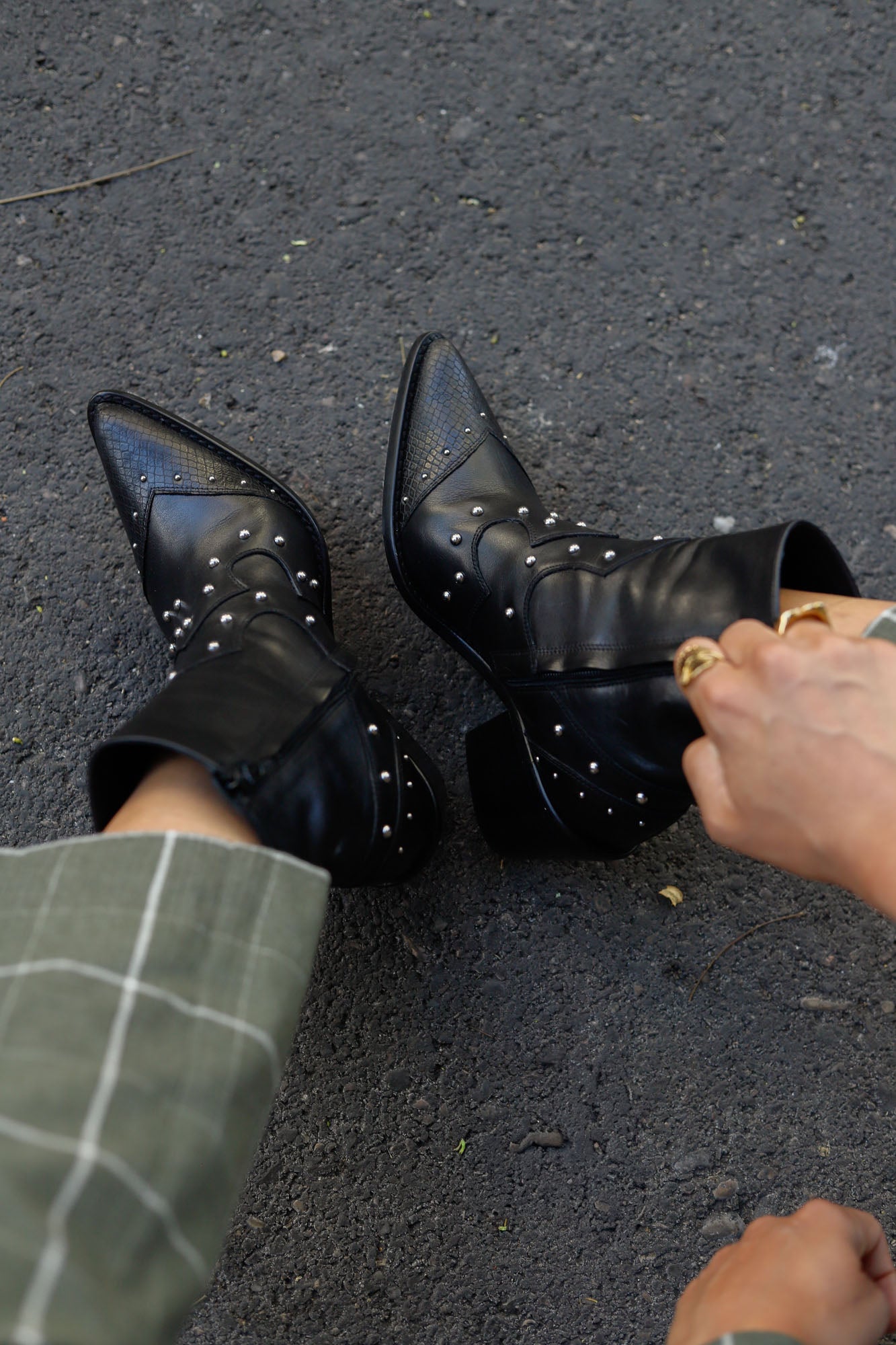 BOTIN AMY NEGRO 7CM
