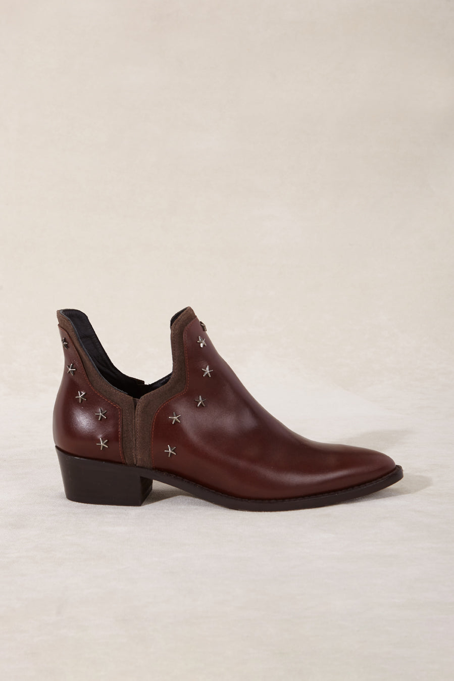 NAY BOOTS MARRON 4CM