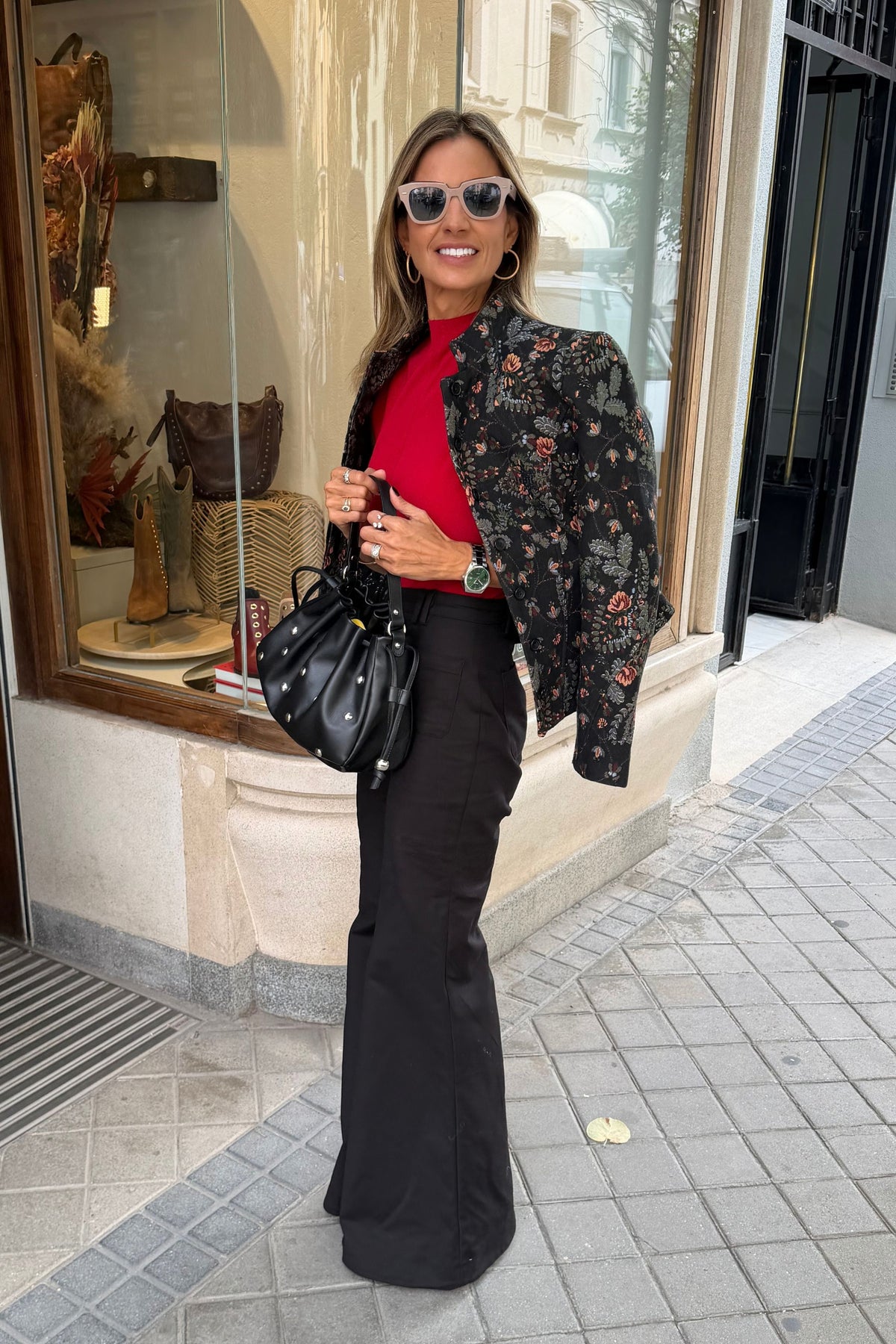 SAC NOIR À CLOUS
