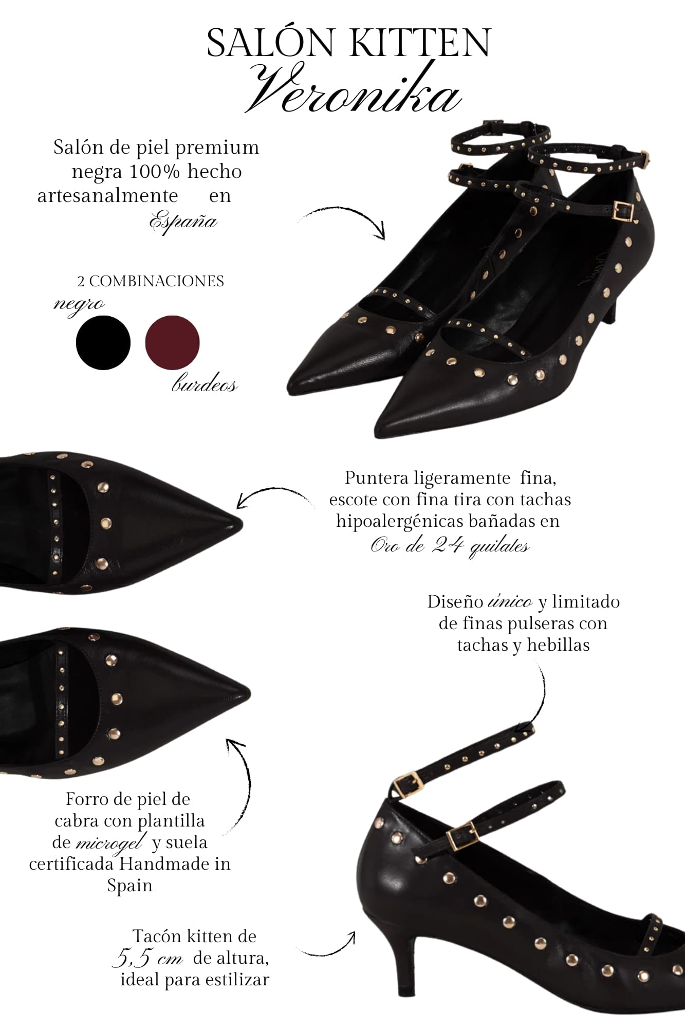 VERONIKA BLACK 5.5 CM