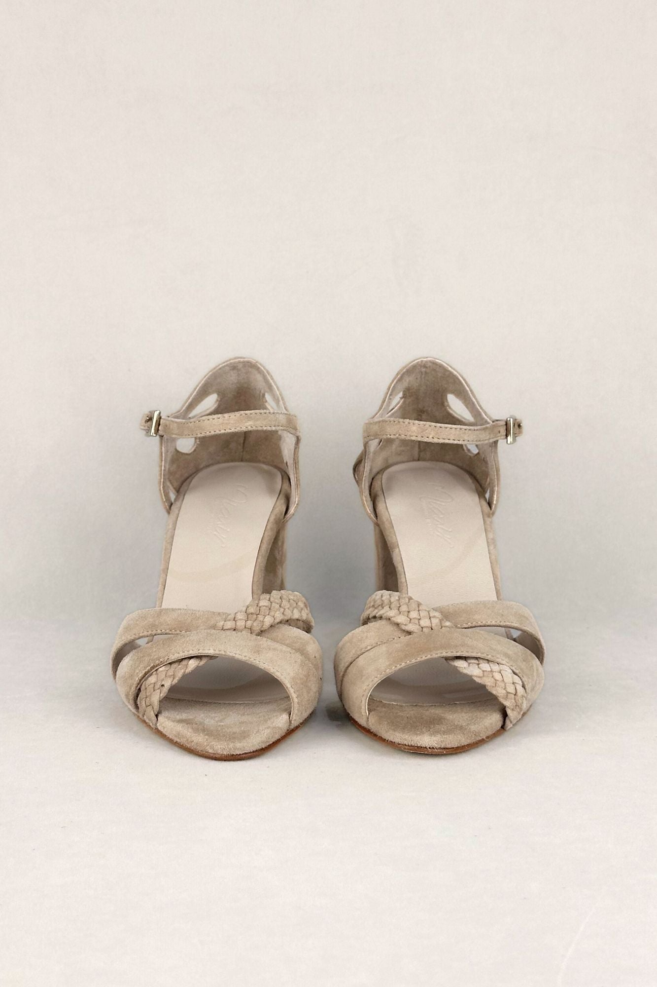 SANDALIA INMA TAUPE 7.5CM
