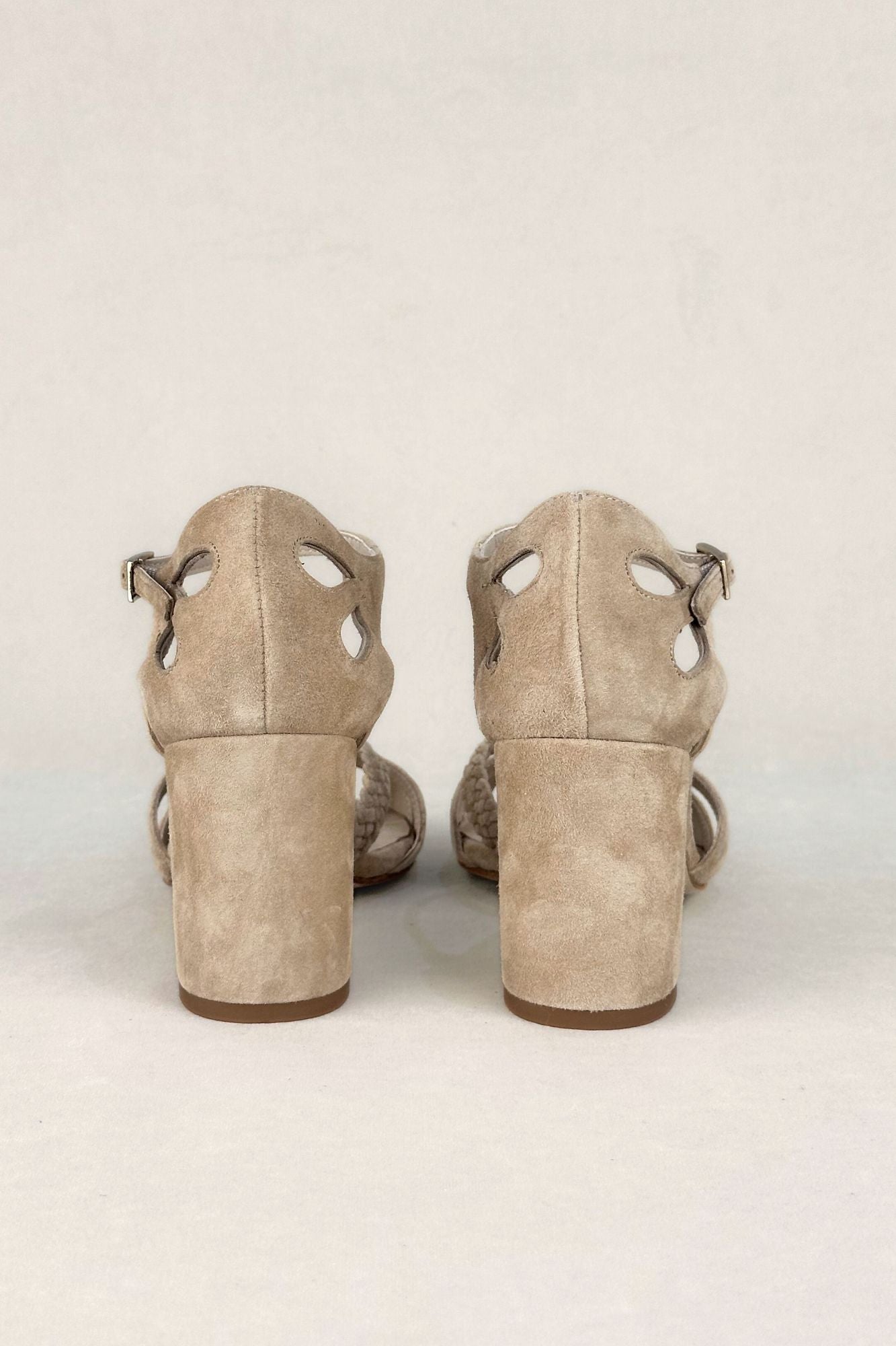 SANDALIA INMA TAUPE 7.5CM
