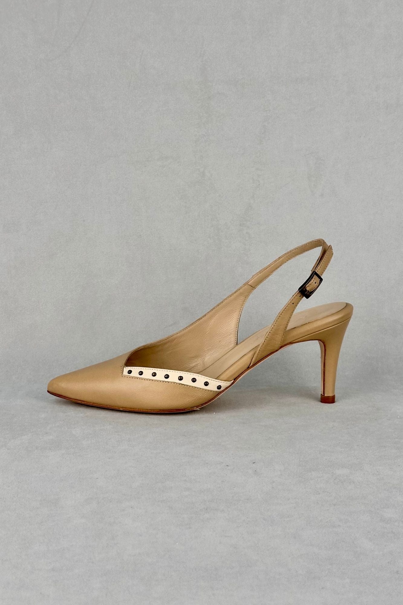 SLINGBACK BEIGE