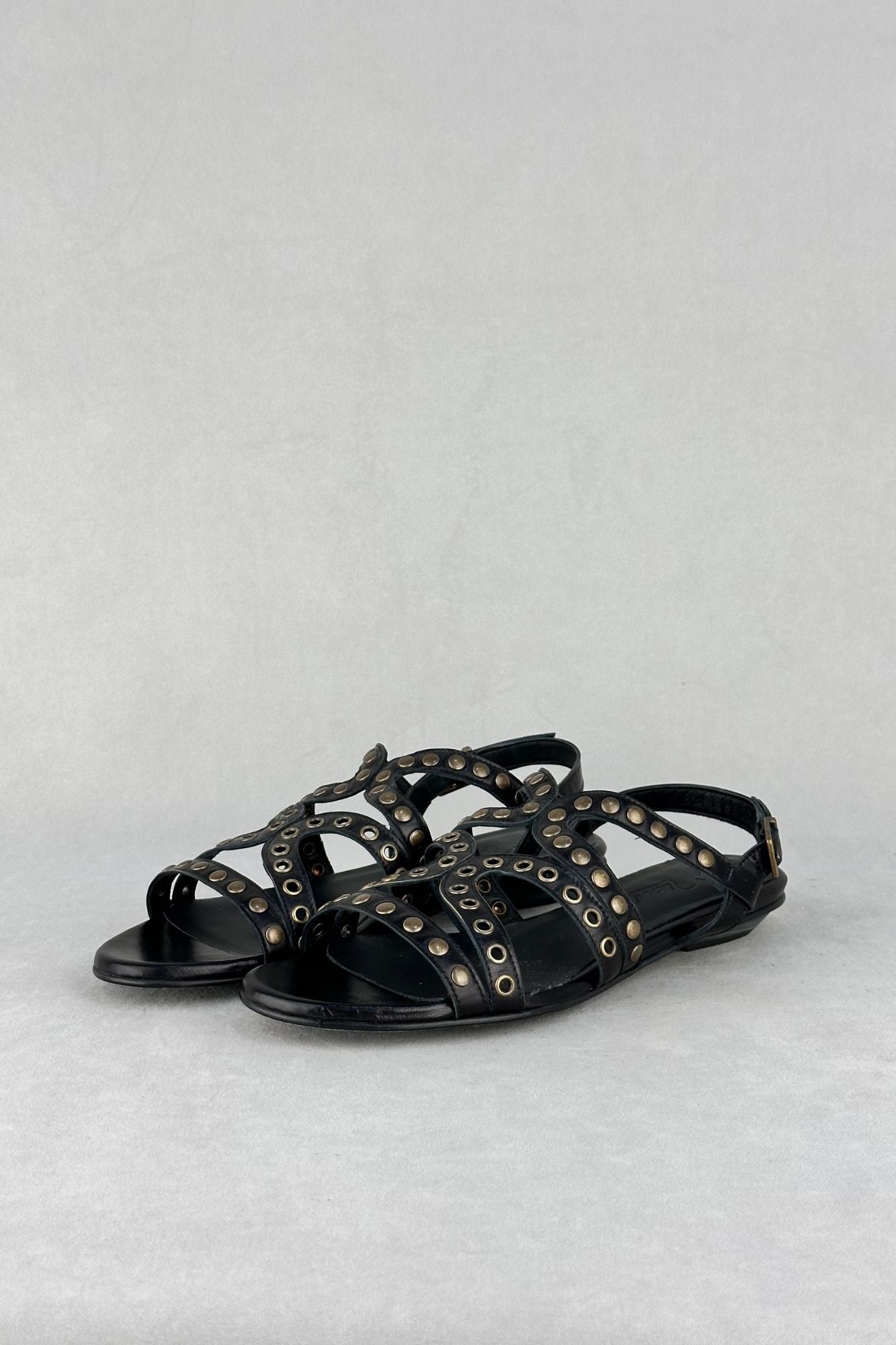 SANDALIA PUNKY SANDALS NEGRA