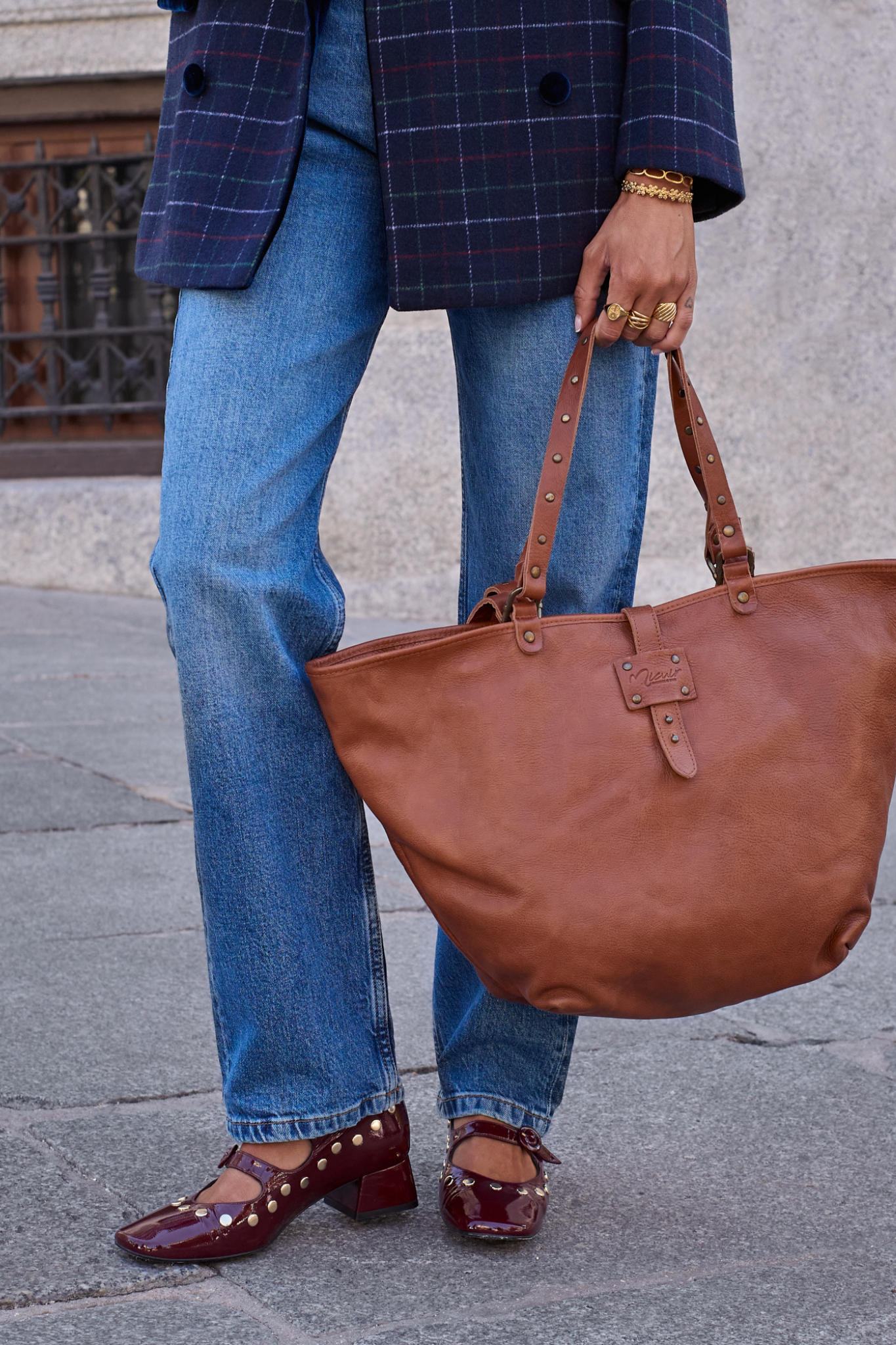 LEATHER TOTE BAG