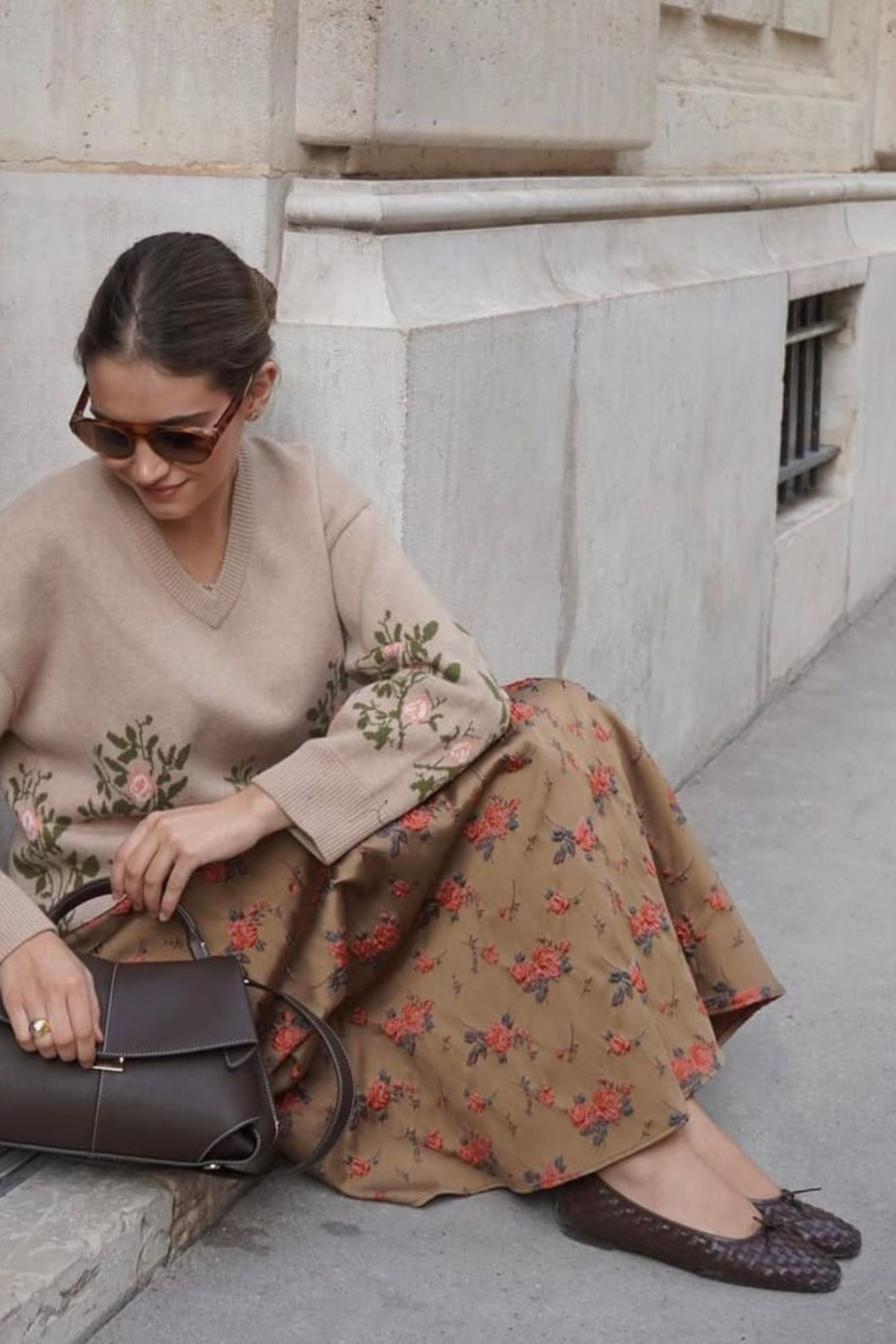 BAILARINA MOCARINA TRENZADA CHOCOLATE 1CM