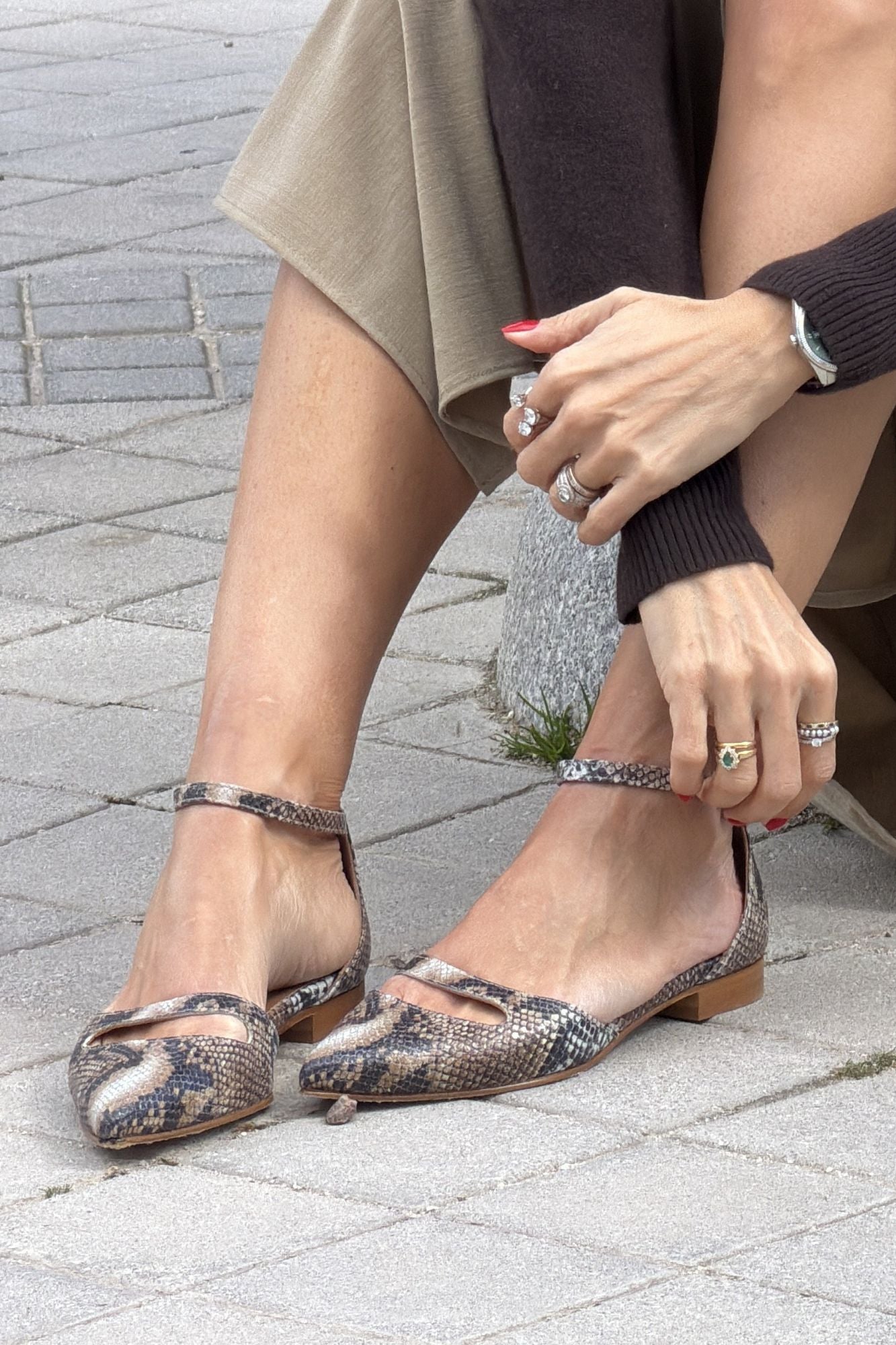 BAILARINA PUNTA MANUELA SNAKE 1CM