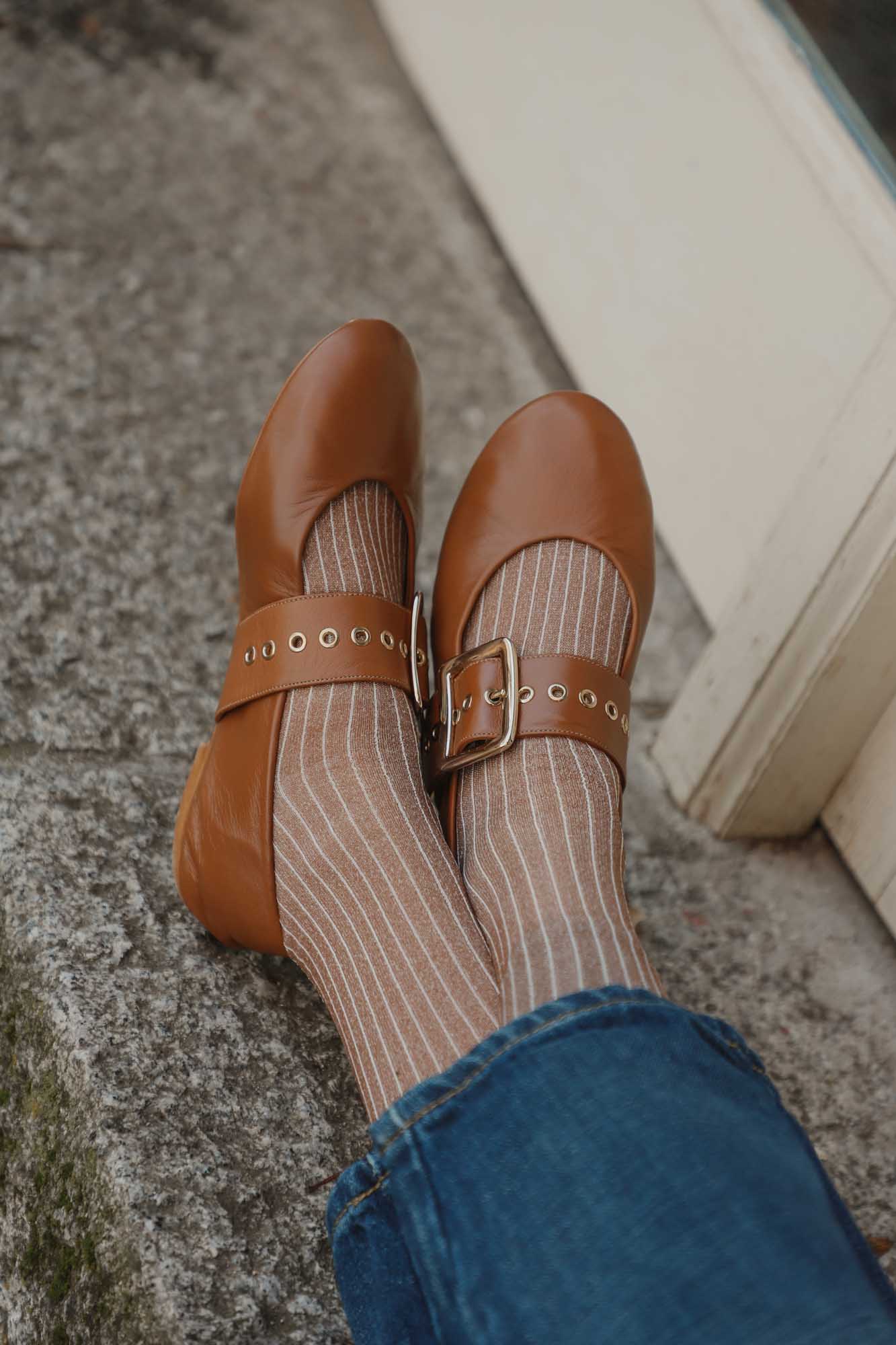 BAILARINA ROCK CARAMELO 1CM