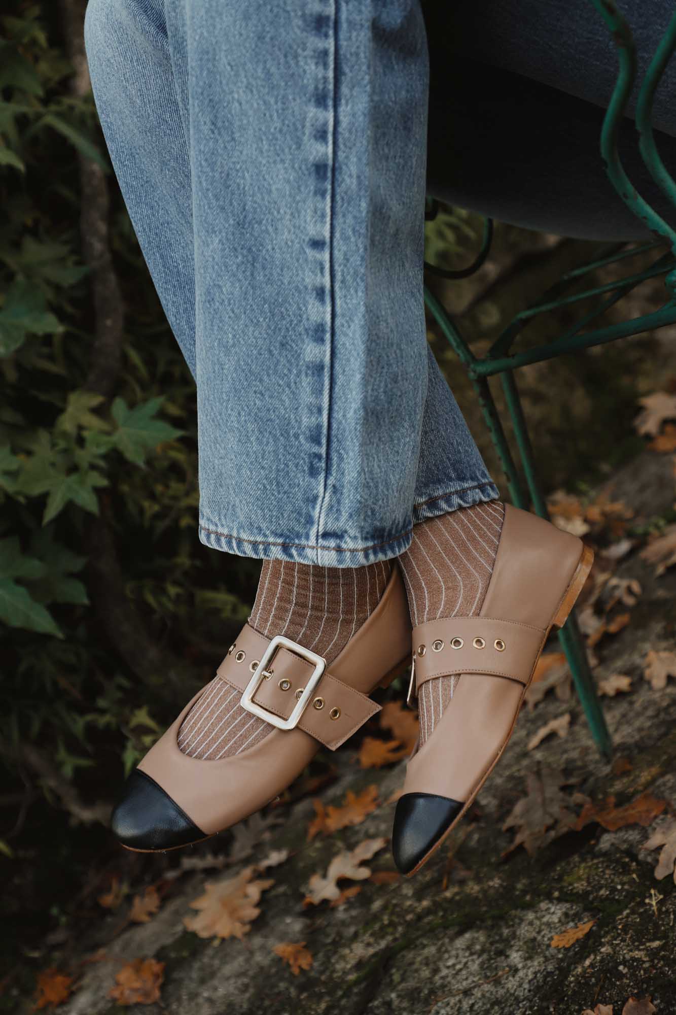 BAILARINA ROCK PUNTERA NUDE 1CM