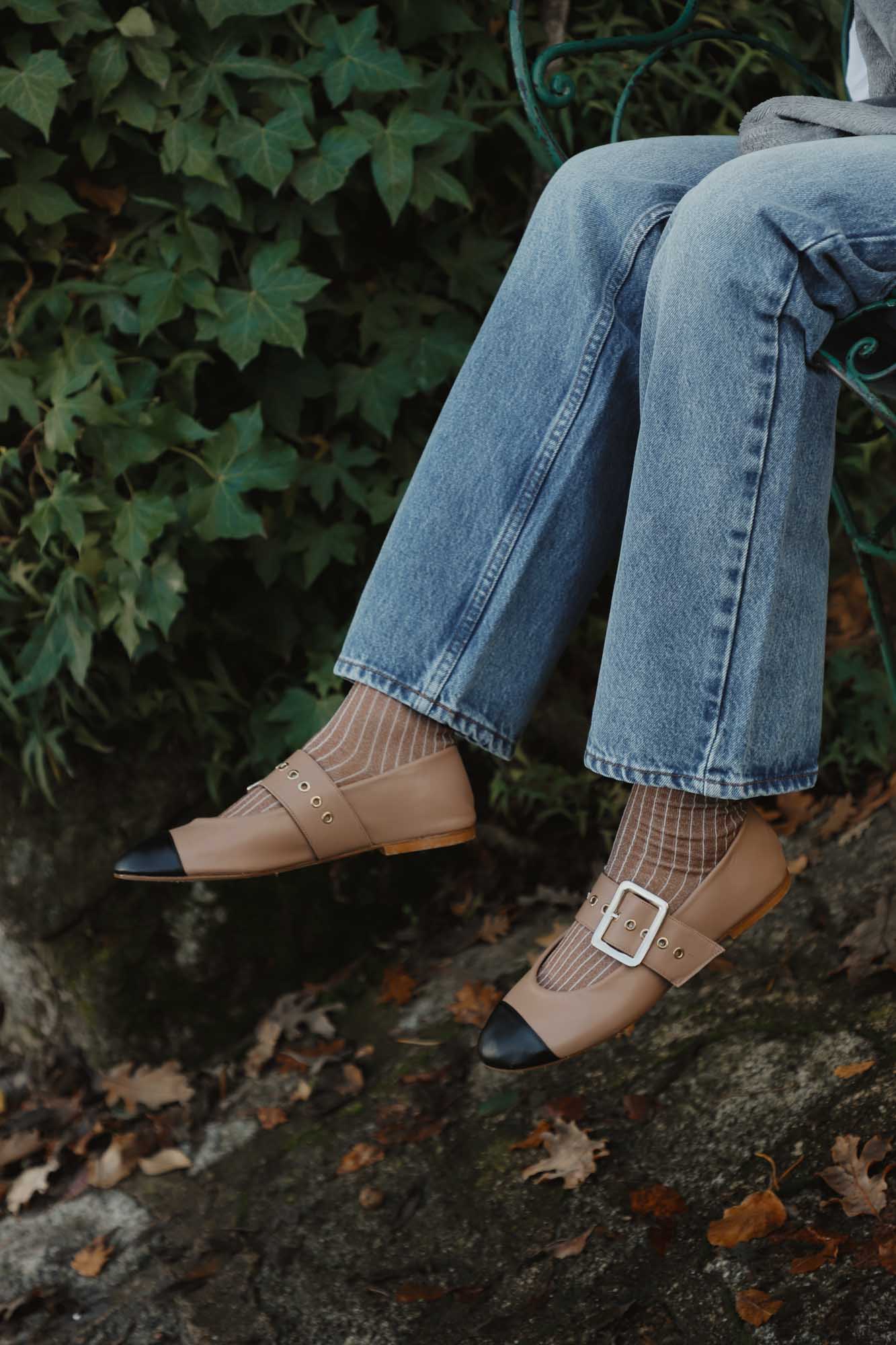 BAILARINA ROCK PUNTERA NUDE 1CM