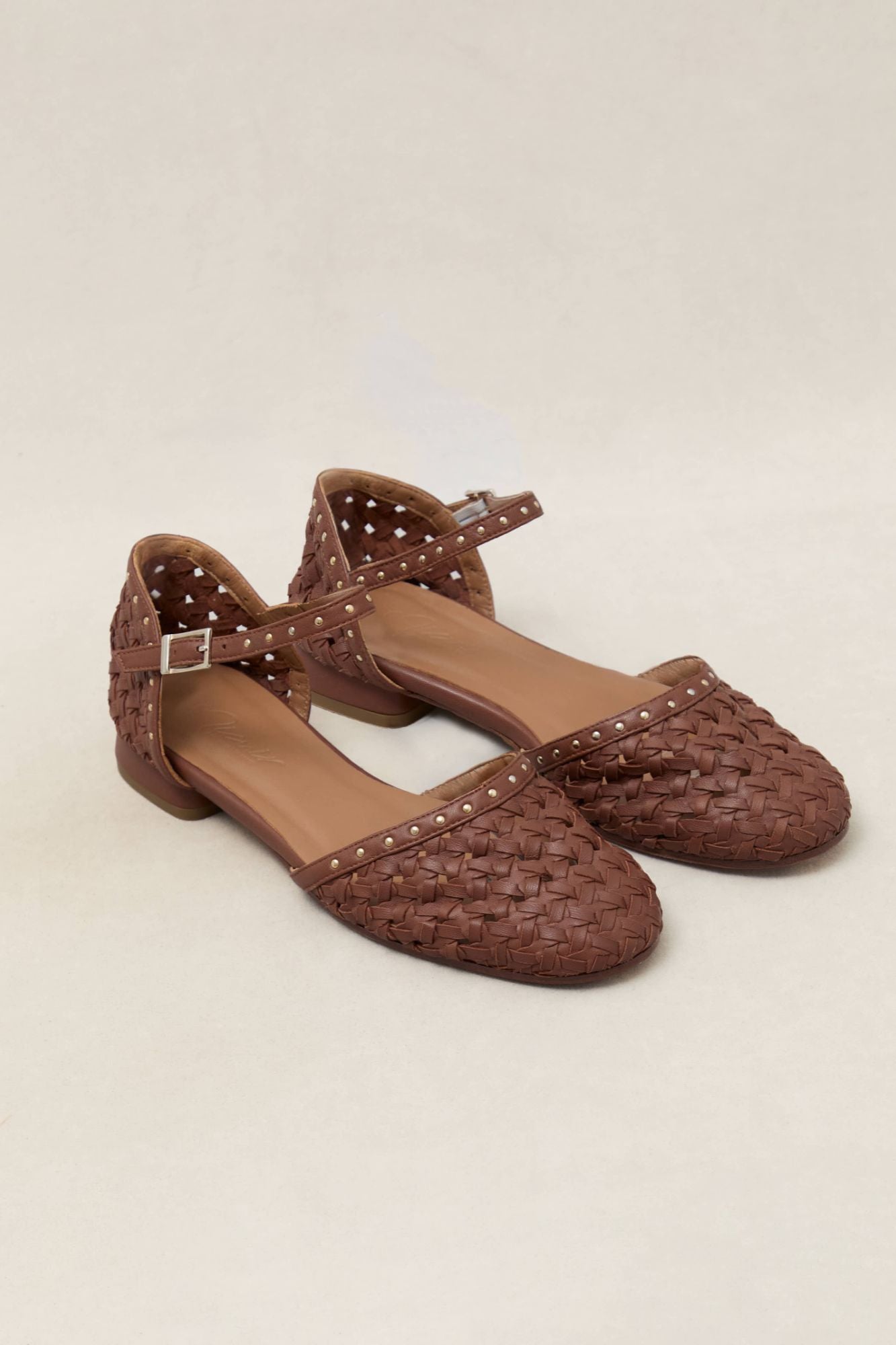 BAILARINA TRENZADA PEPA CUERO 2CM