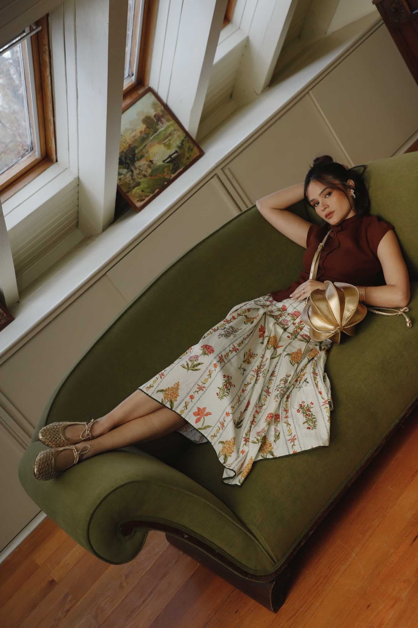 BAILARINA TRENZADA SOFIA ORO 1CM