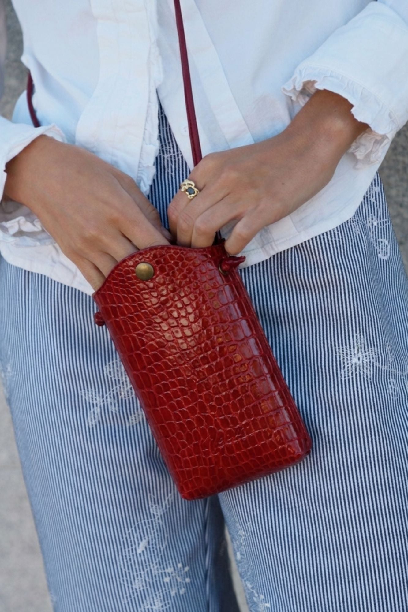 BOLSITO POCKET COCO ROJO