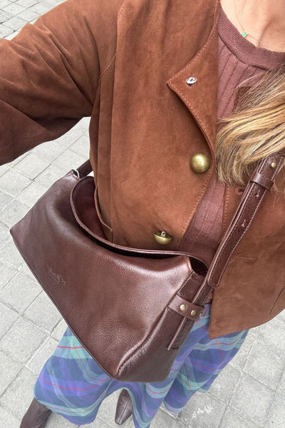 BOLSO BAGUETTE CHOCOLATE