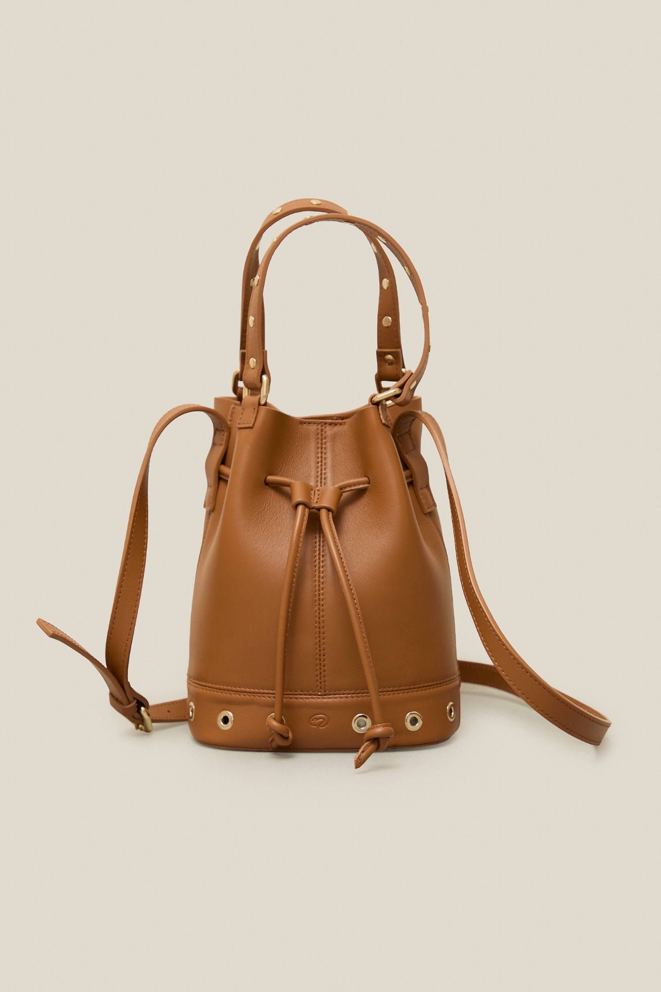 BOLSO MINI BOMBONERA CUERO