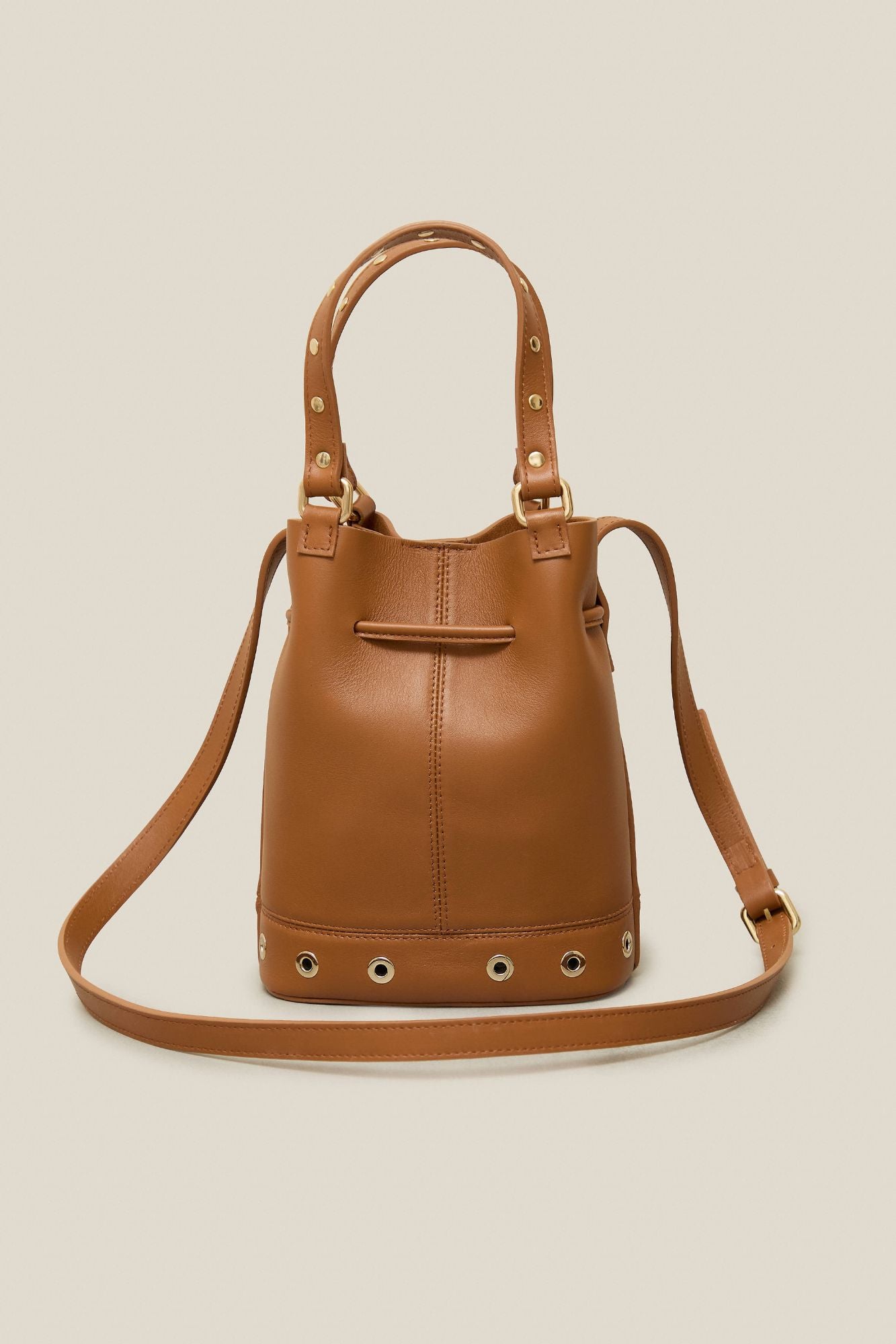 BOLSO MINI BOMBONERA CUERO