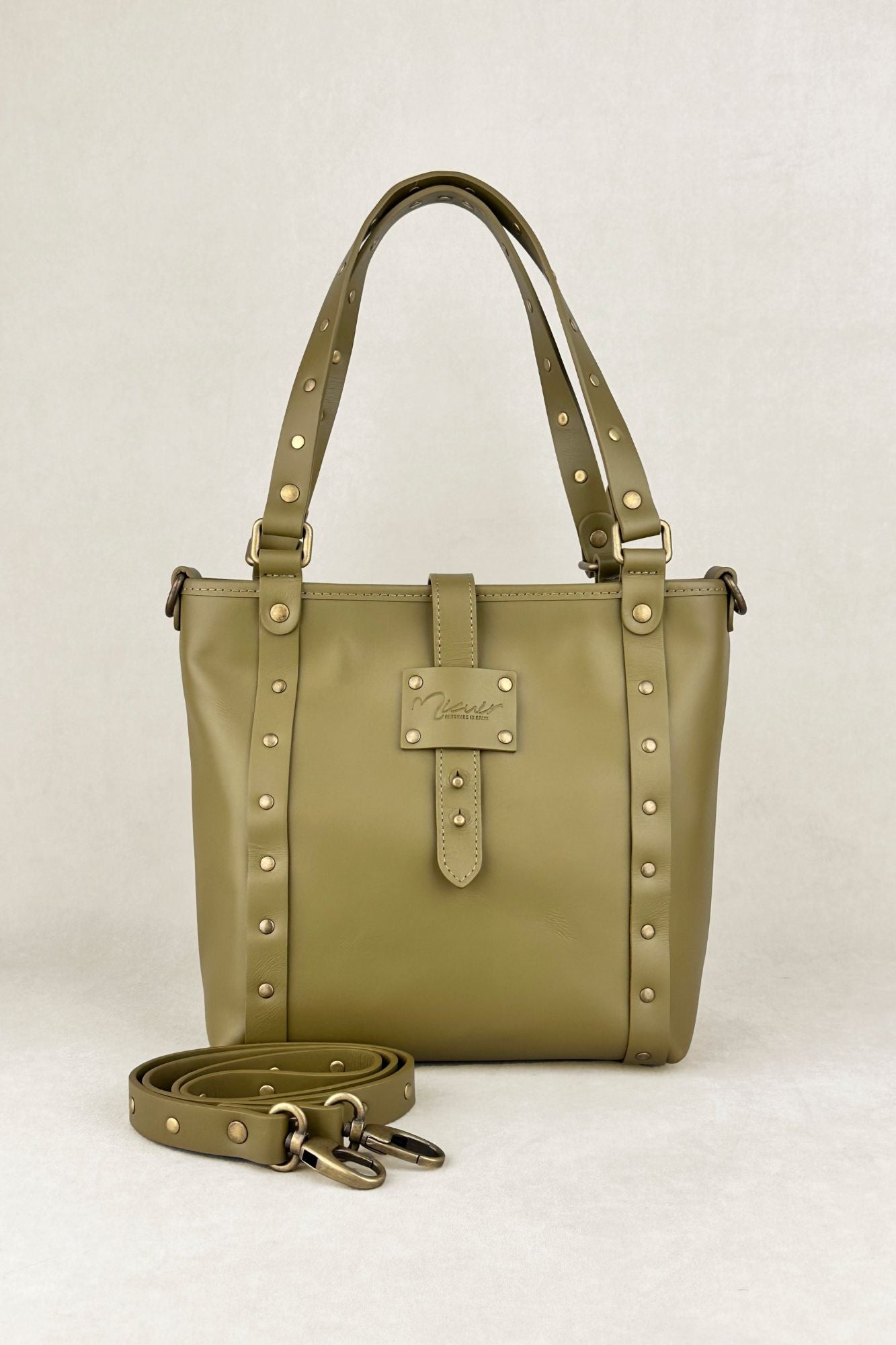 Bolso shopper color verde