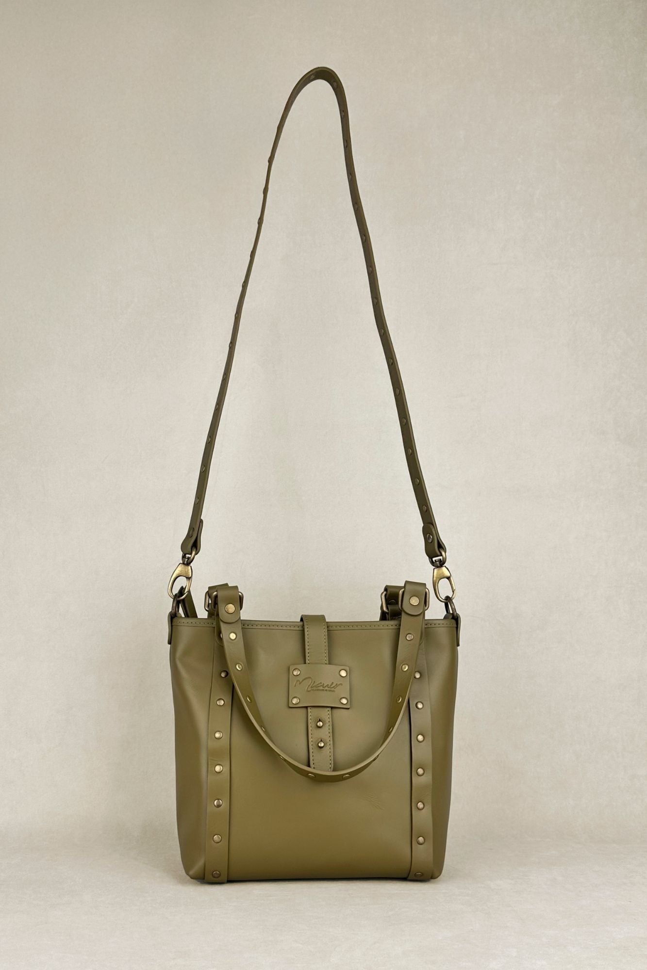 Matcha green shopper shoulder bag 