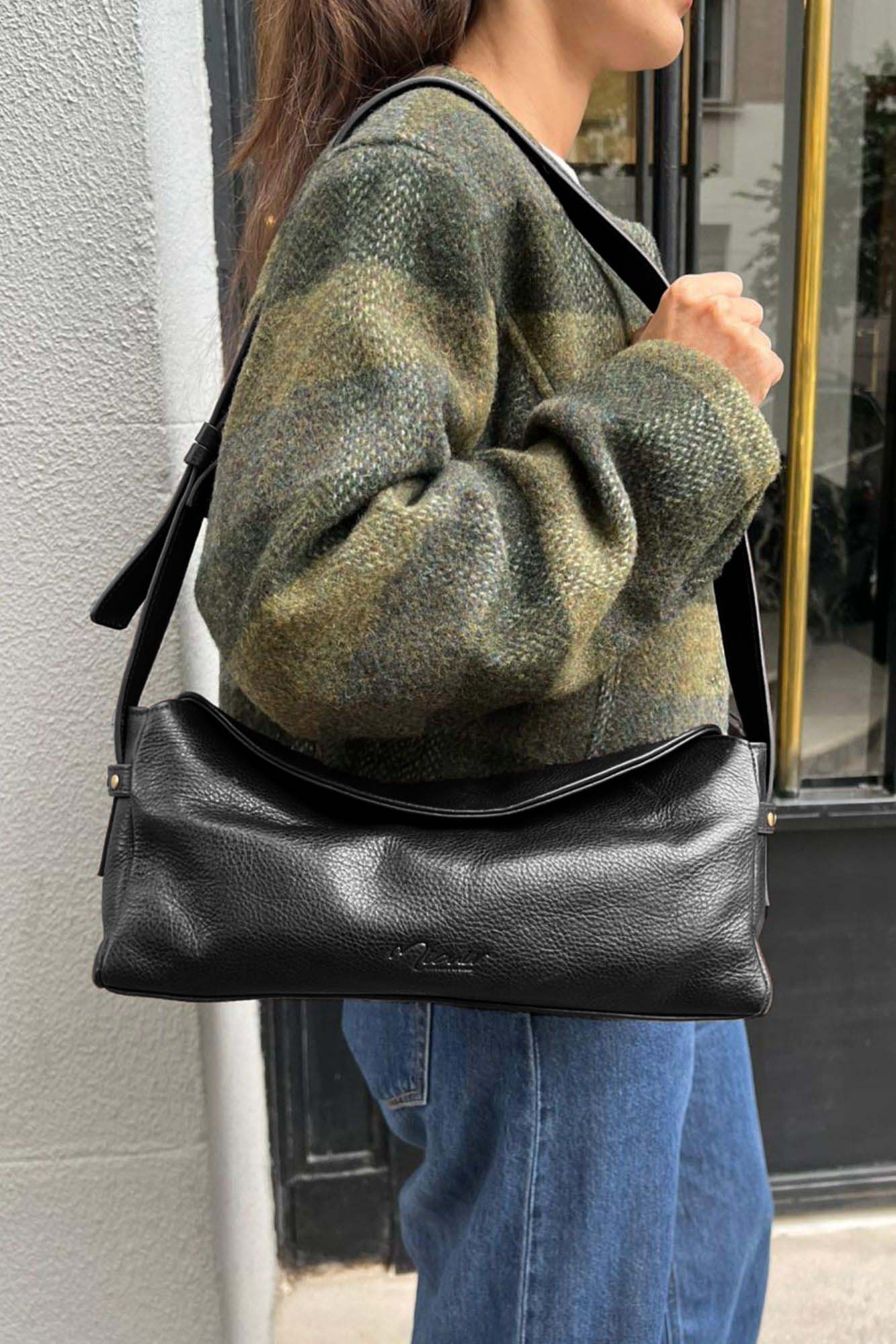 BOLSO BAGUETTE NEGRO