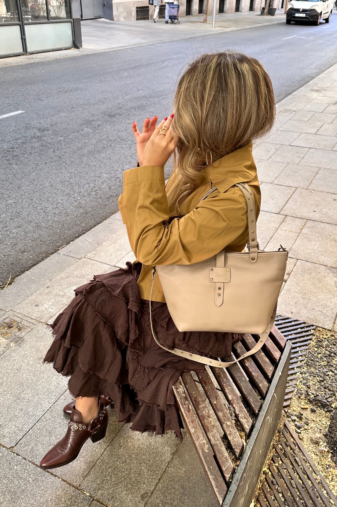 MINI TAUPE CARRYCOT