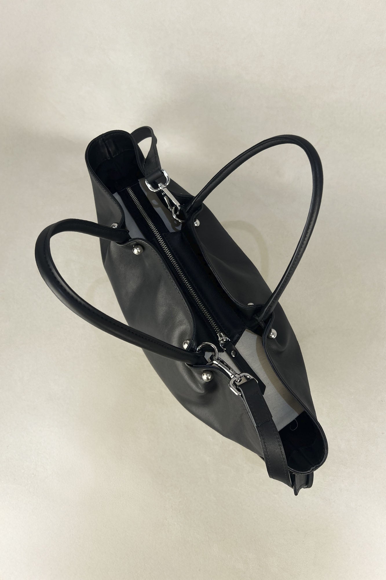 GOURMANDISE BLACK SHOPPER BAG