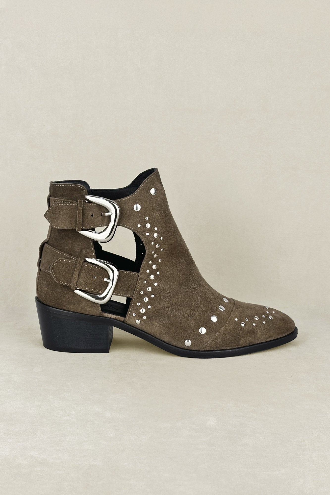 BOTIN ALEXA SERRAJE TAUPE 5CM