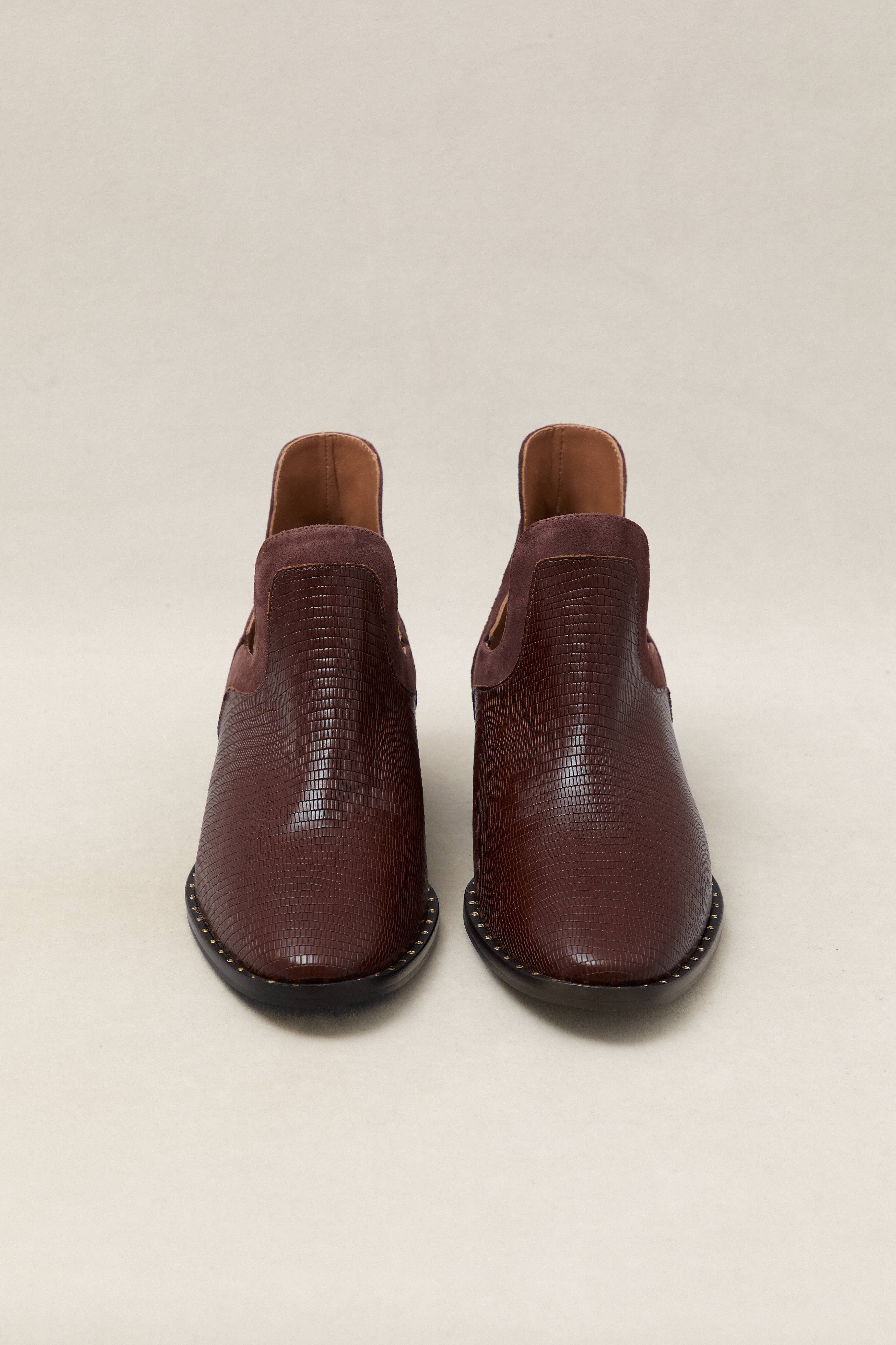 BOTIN SABELA TEJUS CARAMELO 4CM