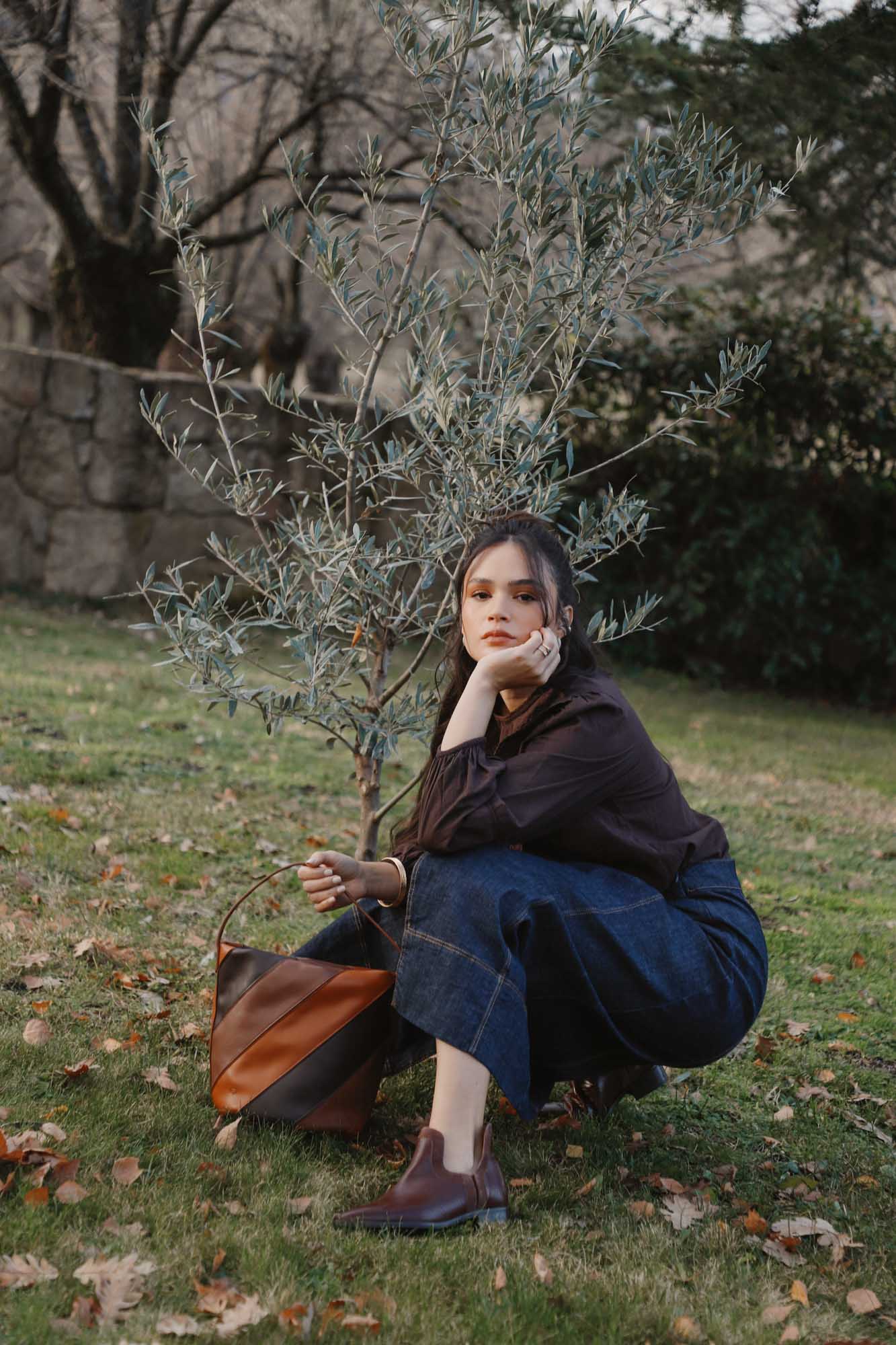 BOTIN SABELA TEJUS CARAMELO 4CM