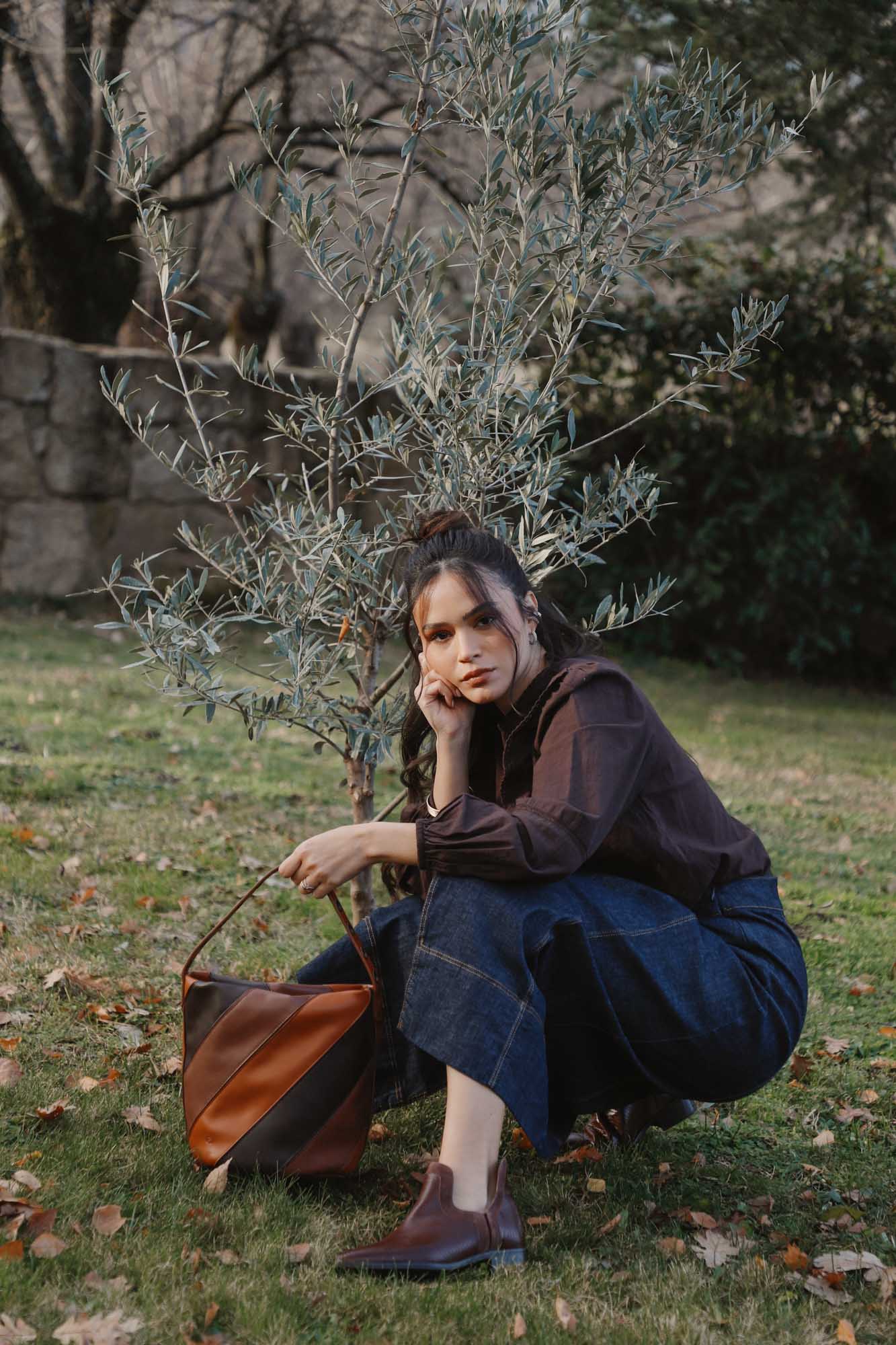 BOTIN SABELA TEJUS CARAMELO 4CM