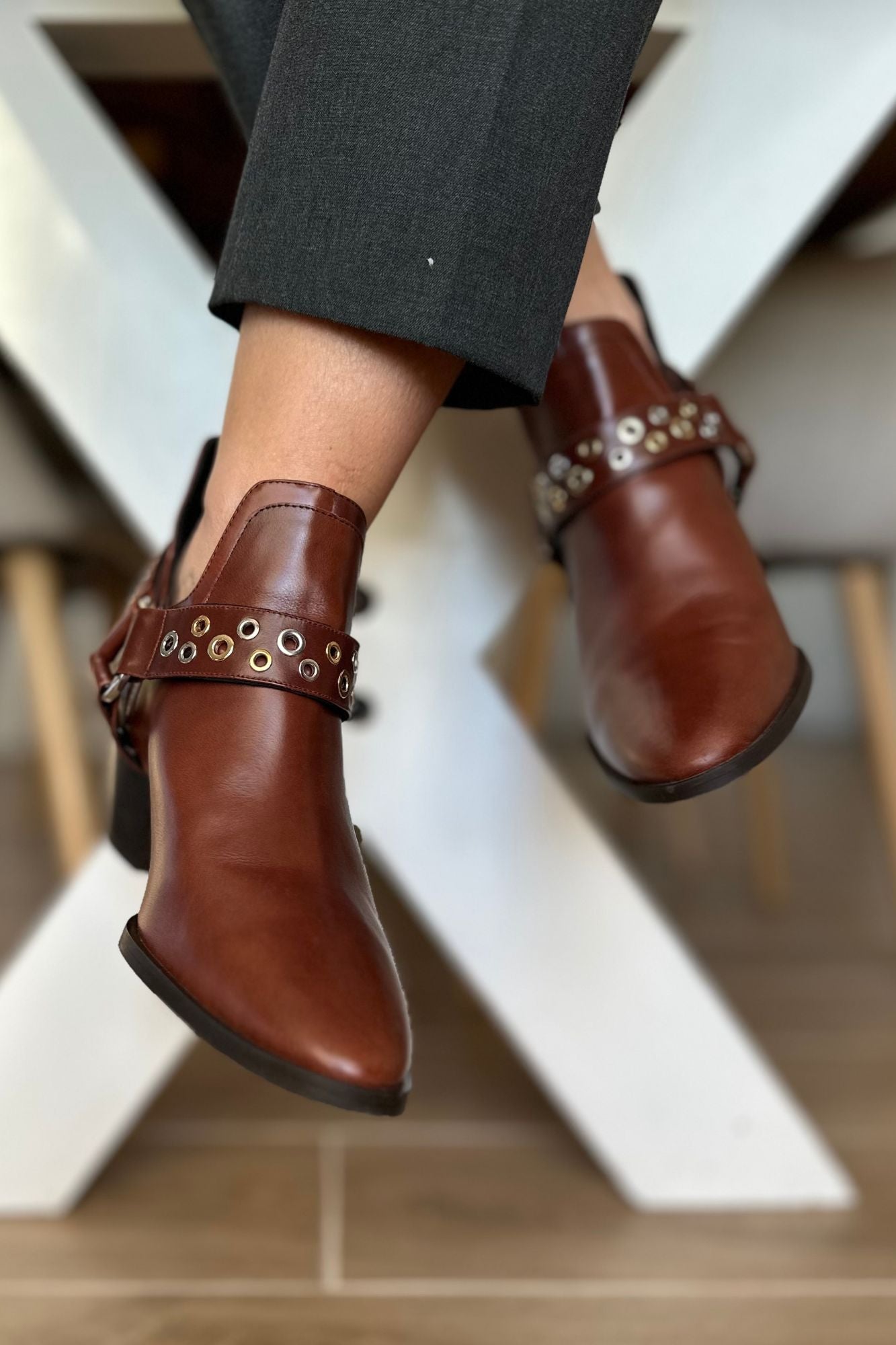 BOTIN ROCK CHOCOLATE 6CM